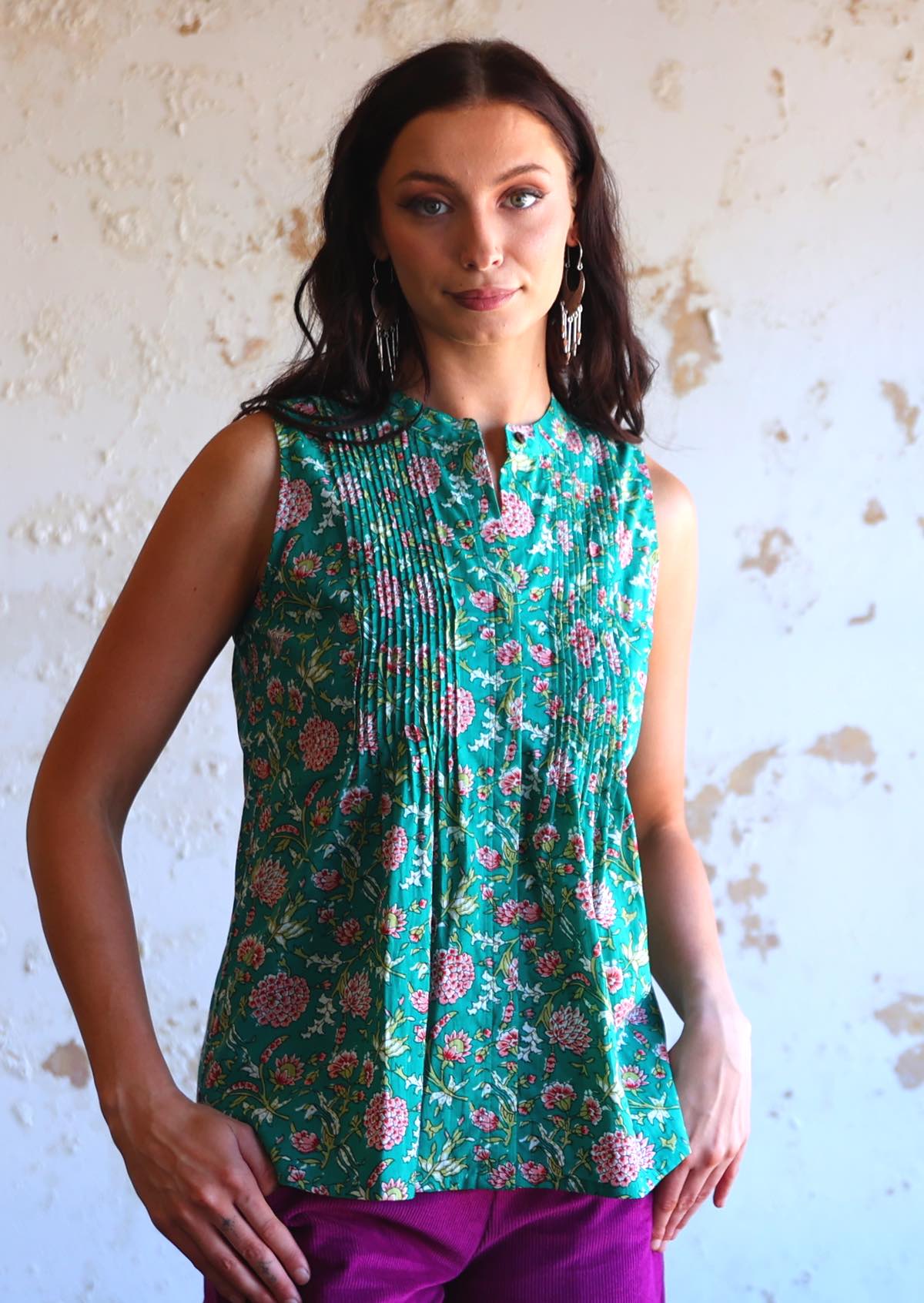 Camille Top Juniper - Ysert