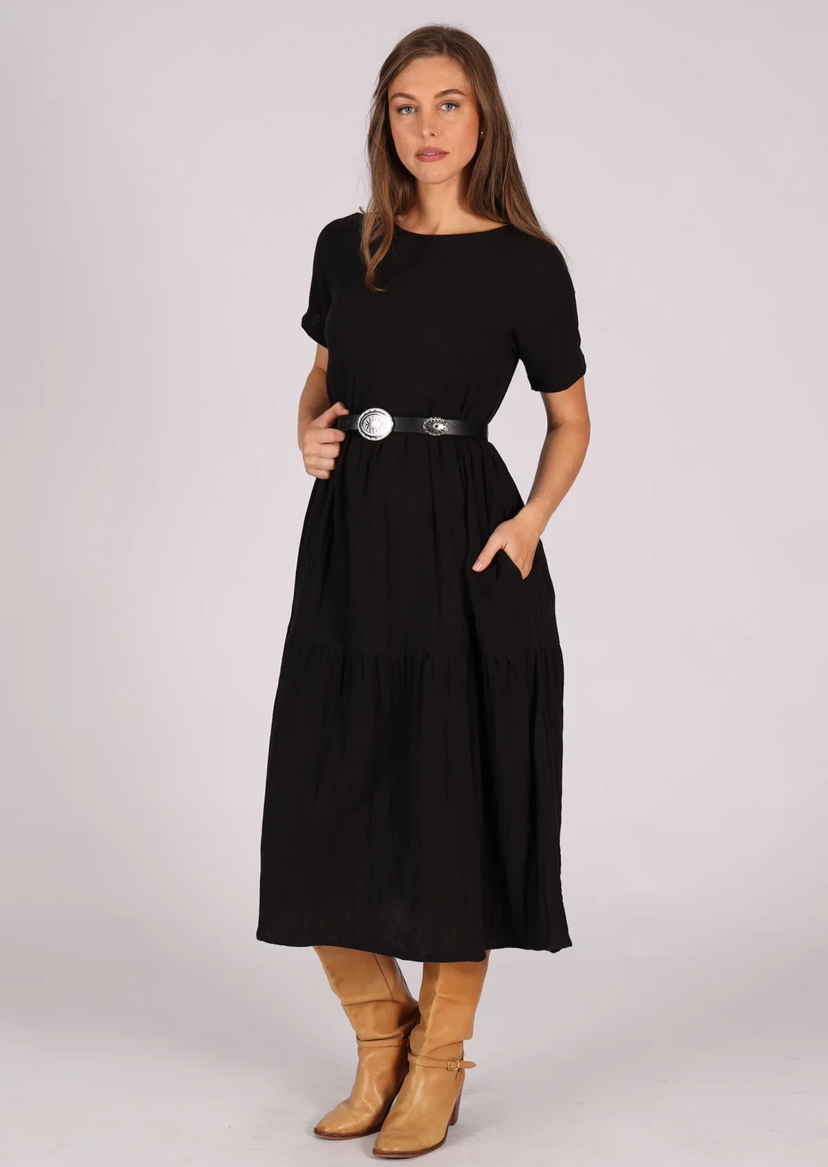 Claudia Dress Black - Ysert
