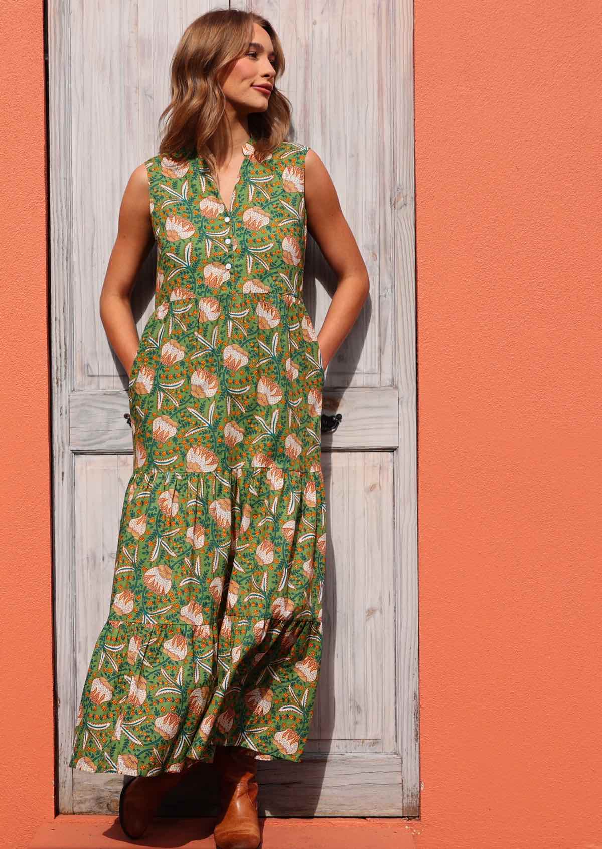 Boho Tiered Maxi Dress Keisha - Ysert