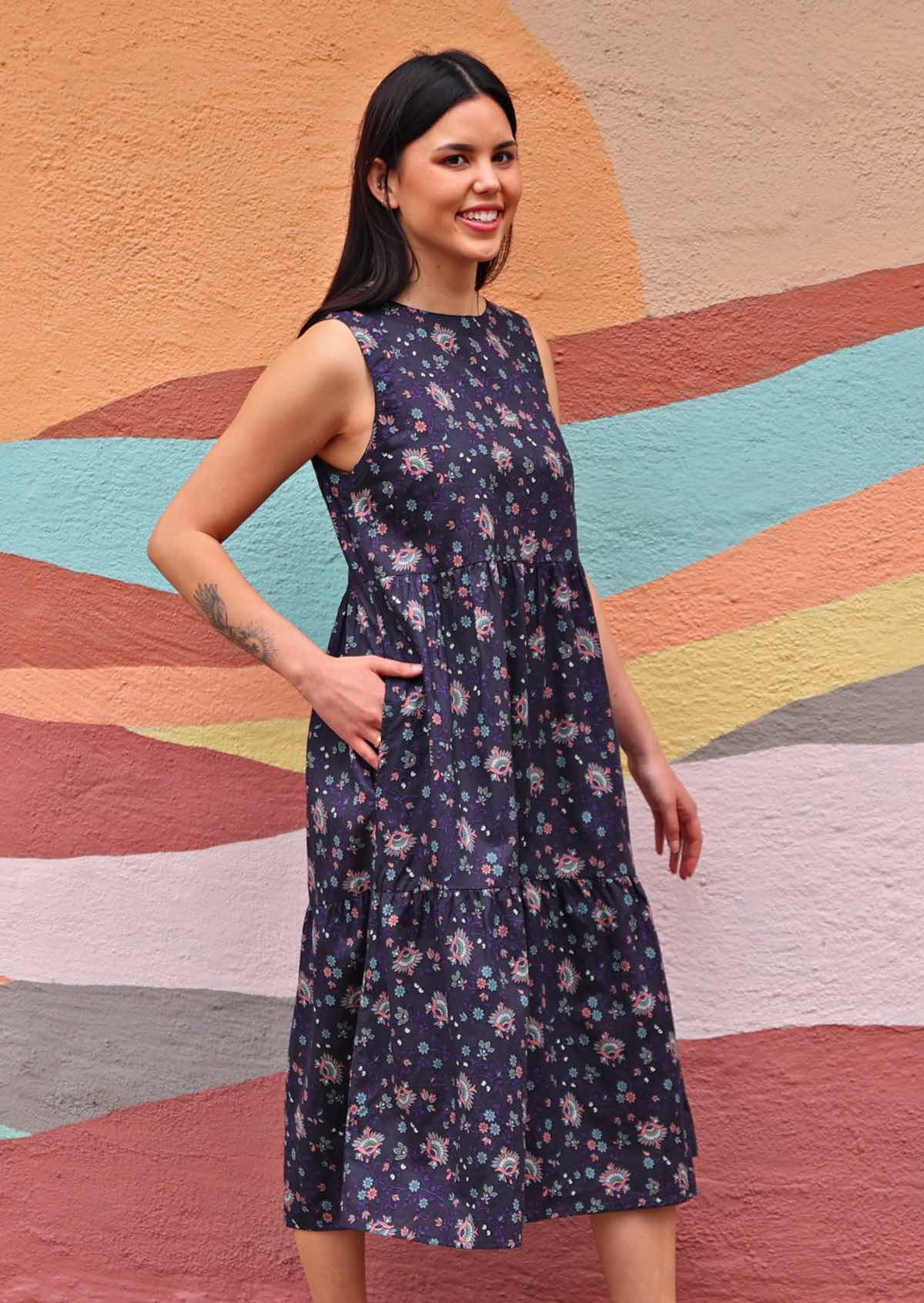 Tully Dress Eventide - Ysert
