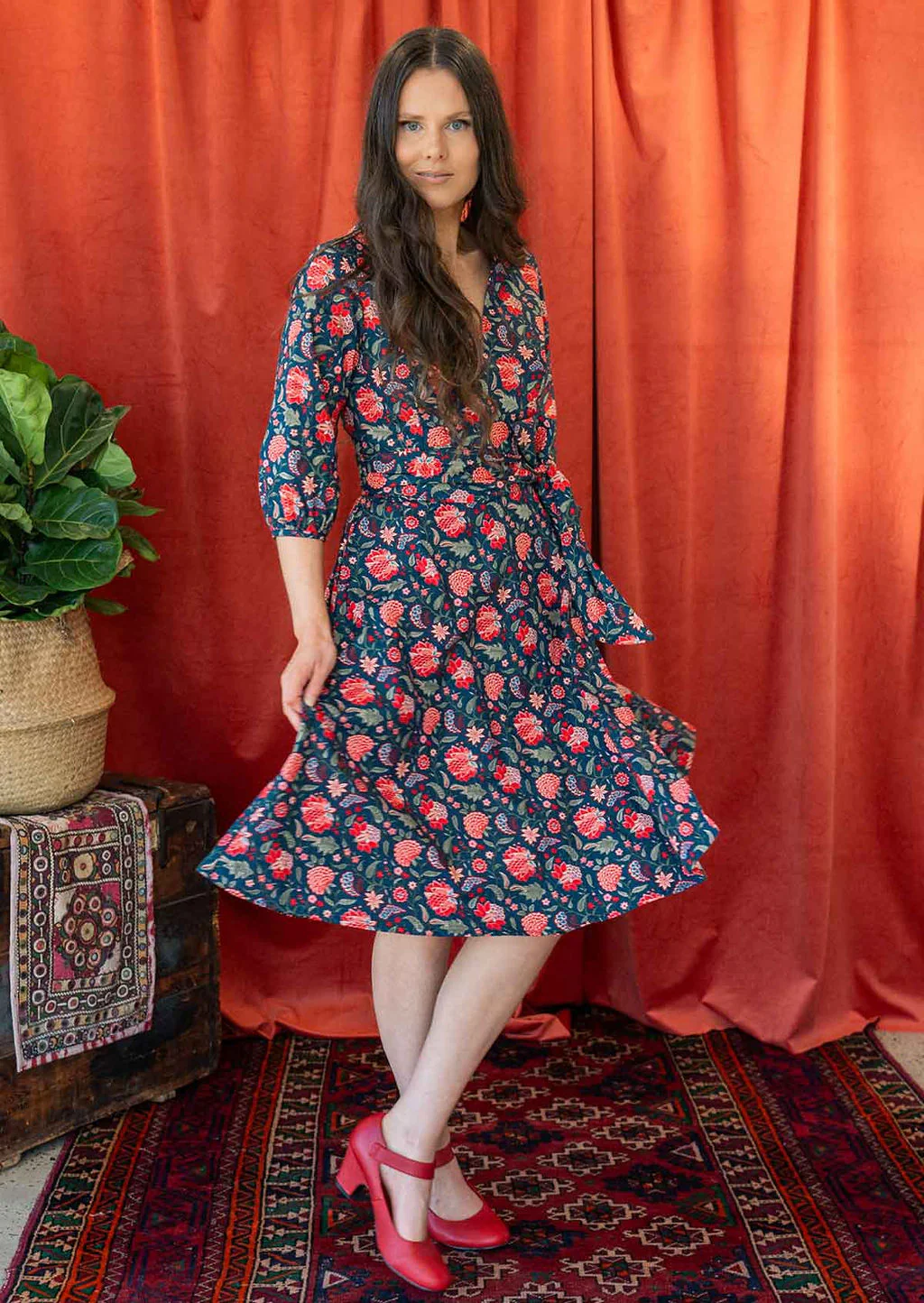 Ella Wrap Dress Kaveri - Ysert