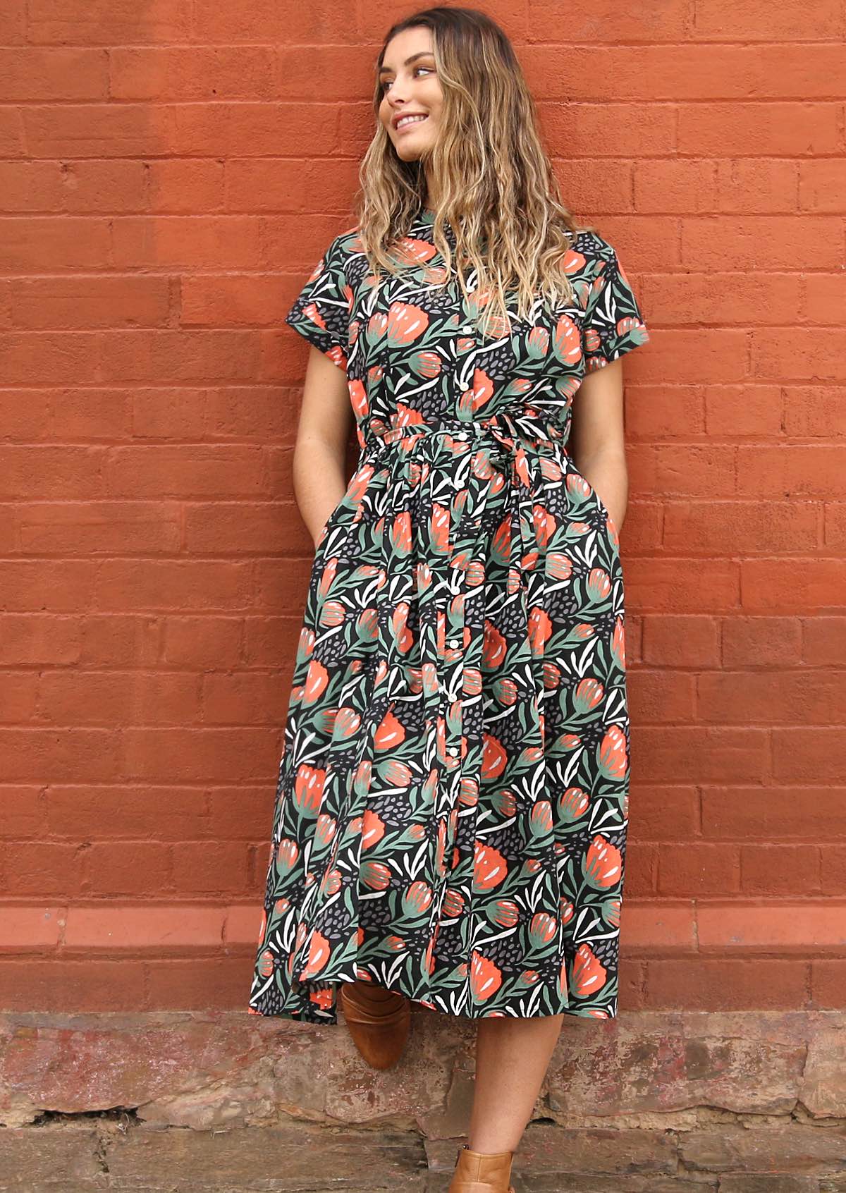 Vivien Dress Botany - Ysert