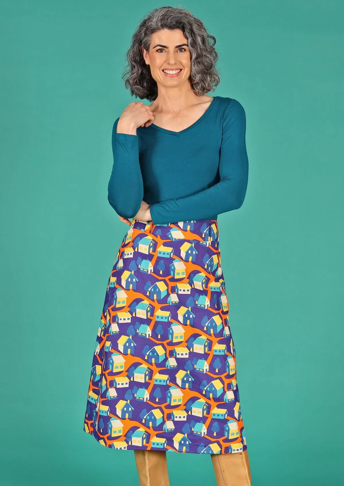 Belt Loop Skirt Around the Houses - Ysert