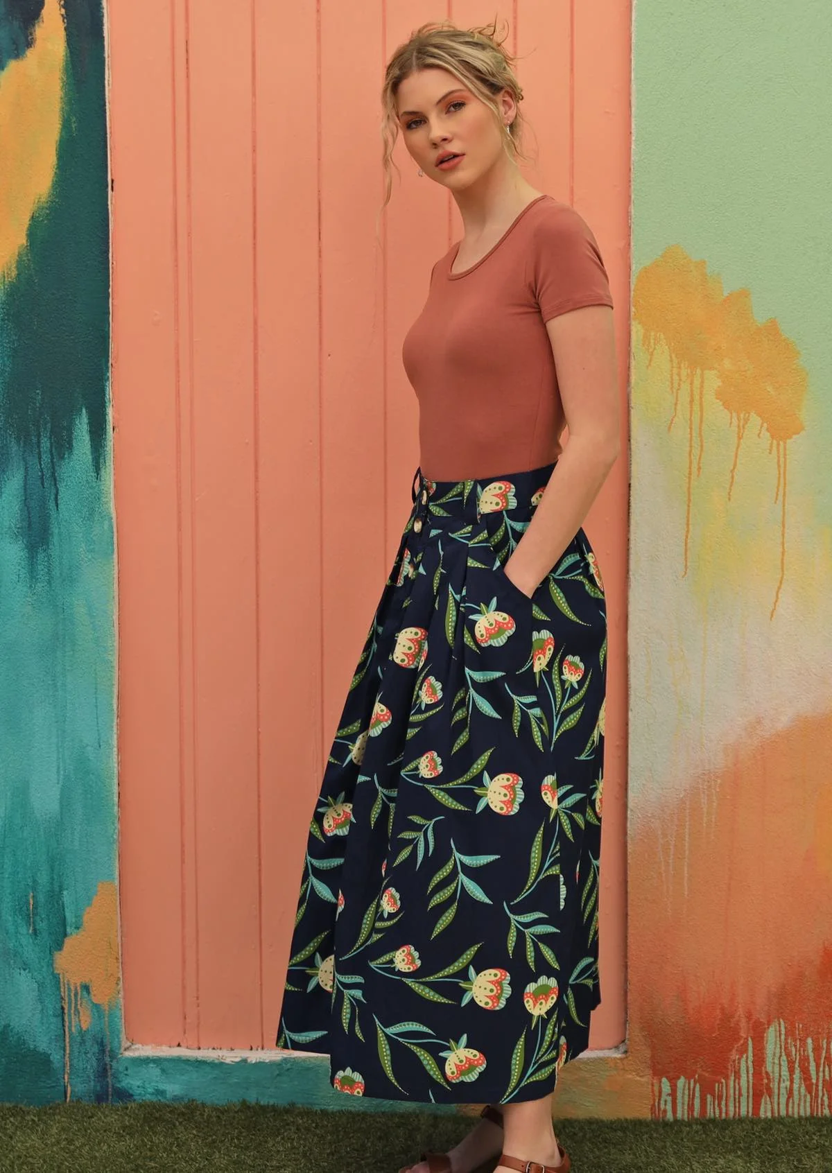 Cora Skirt Midnight Reverie - Ysert