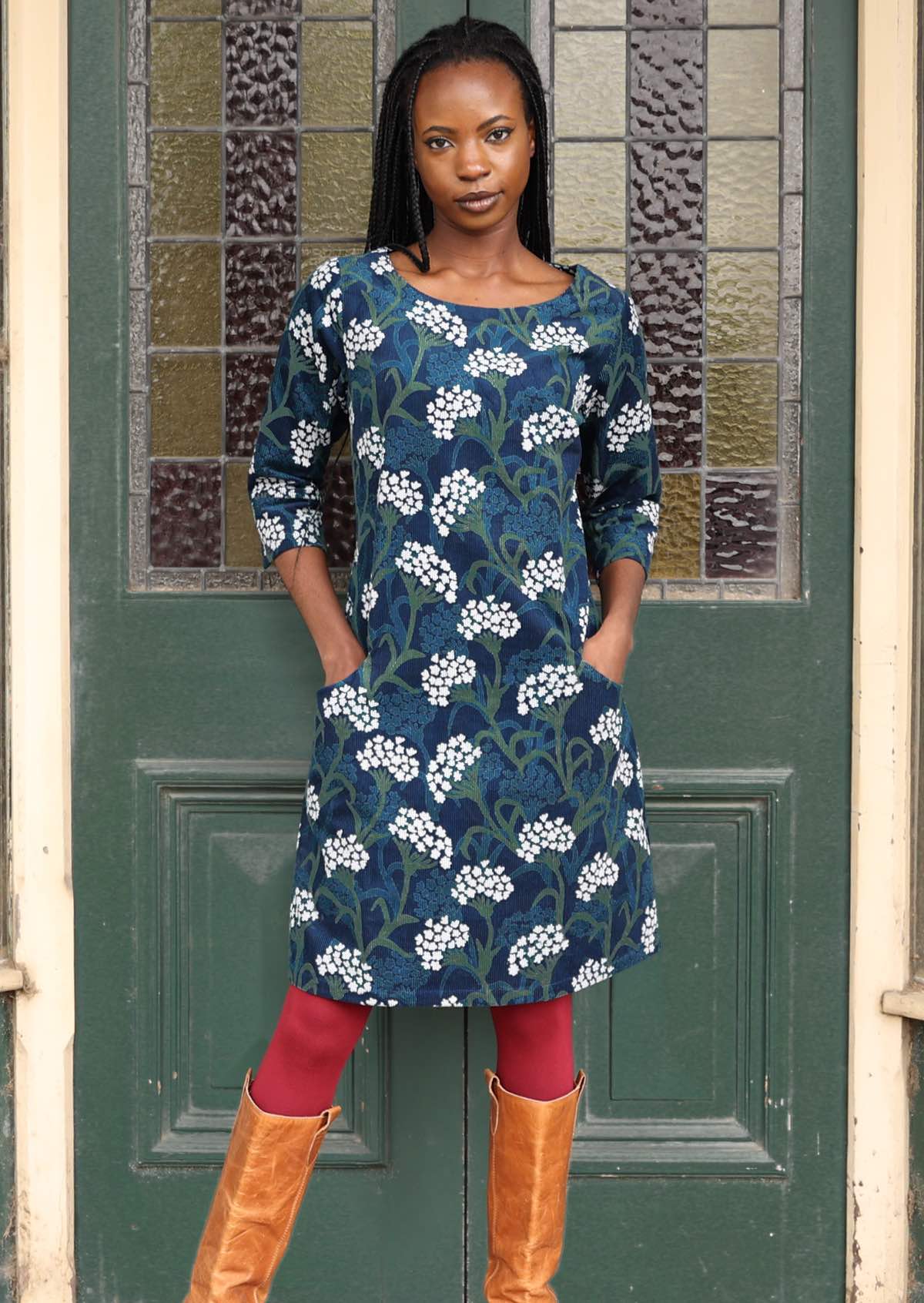 Jamie Corduroy Dress Yarrow - Ysert