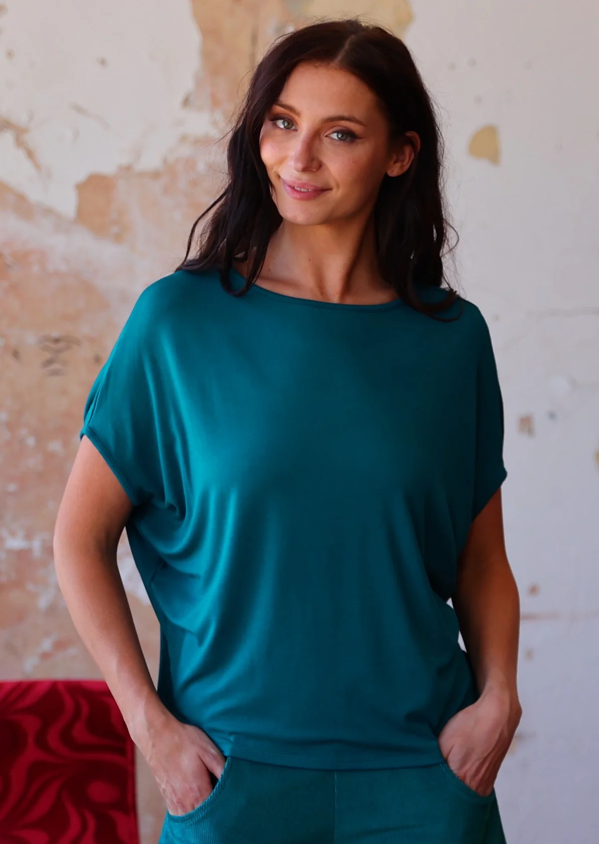 Batwing T-shirt Teal - Ysert