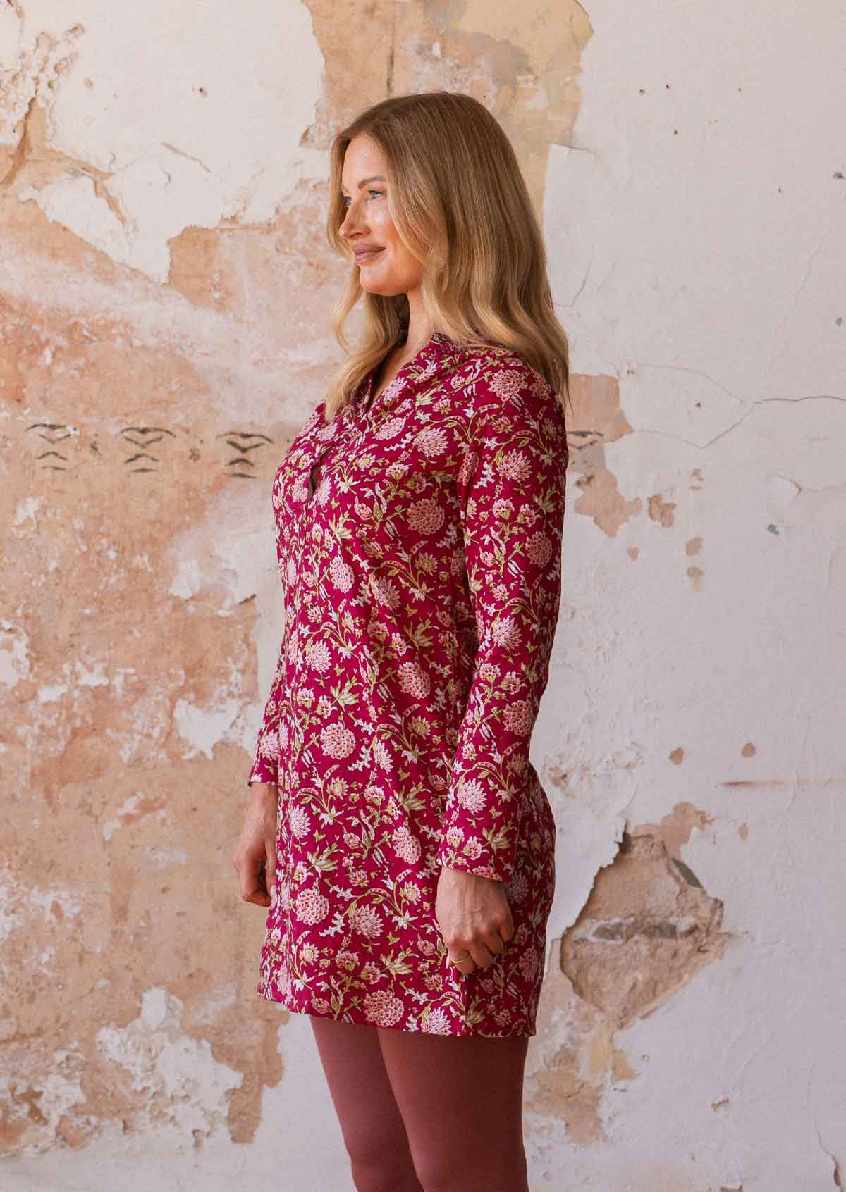 Torvi Tunic Cranberry - Ysert