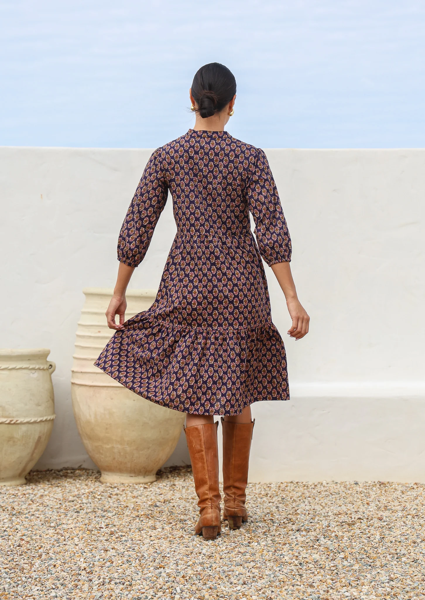 Tiered Midi Dress Kumari - Ysert