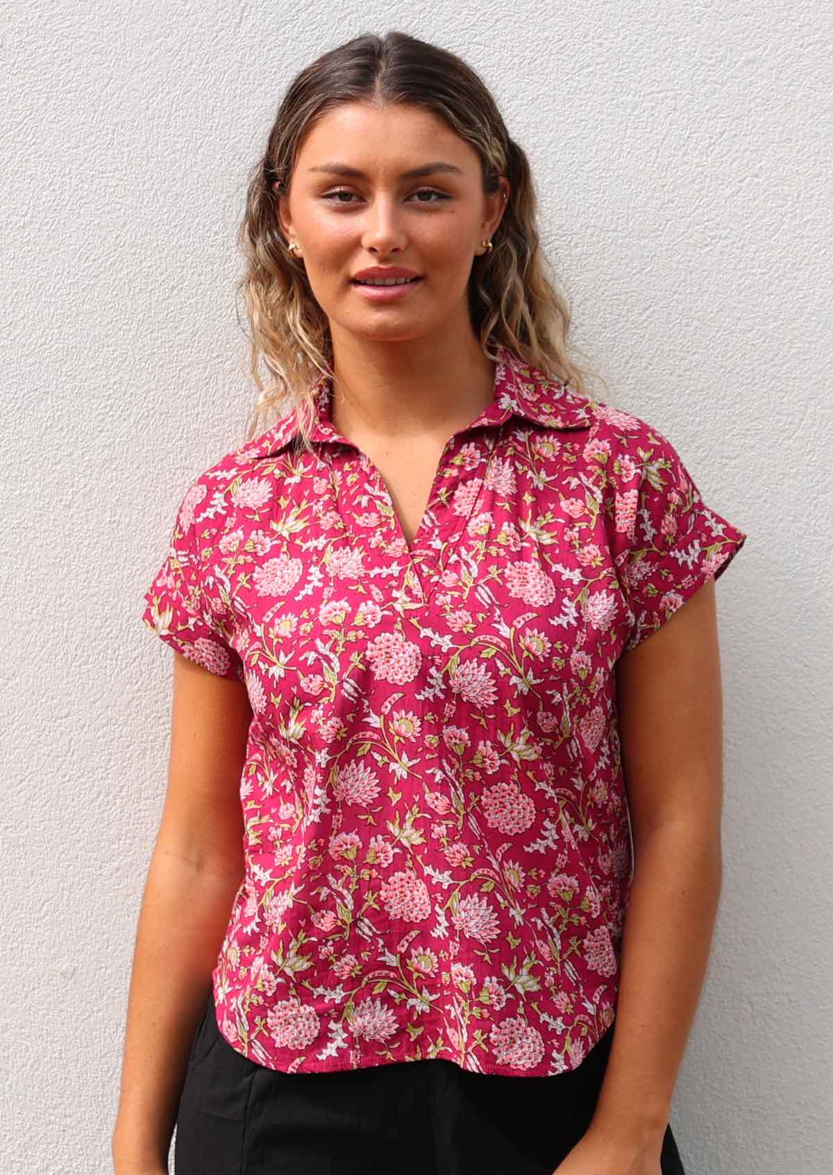 Aria Top Cranberry - Ysert