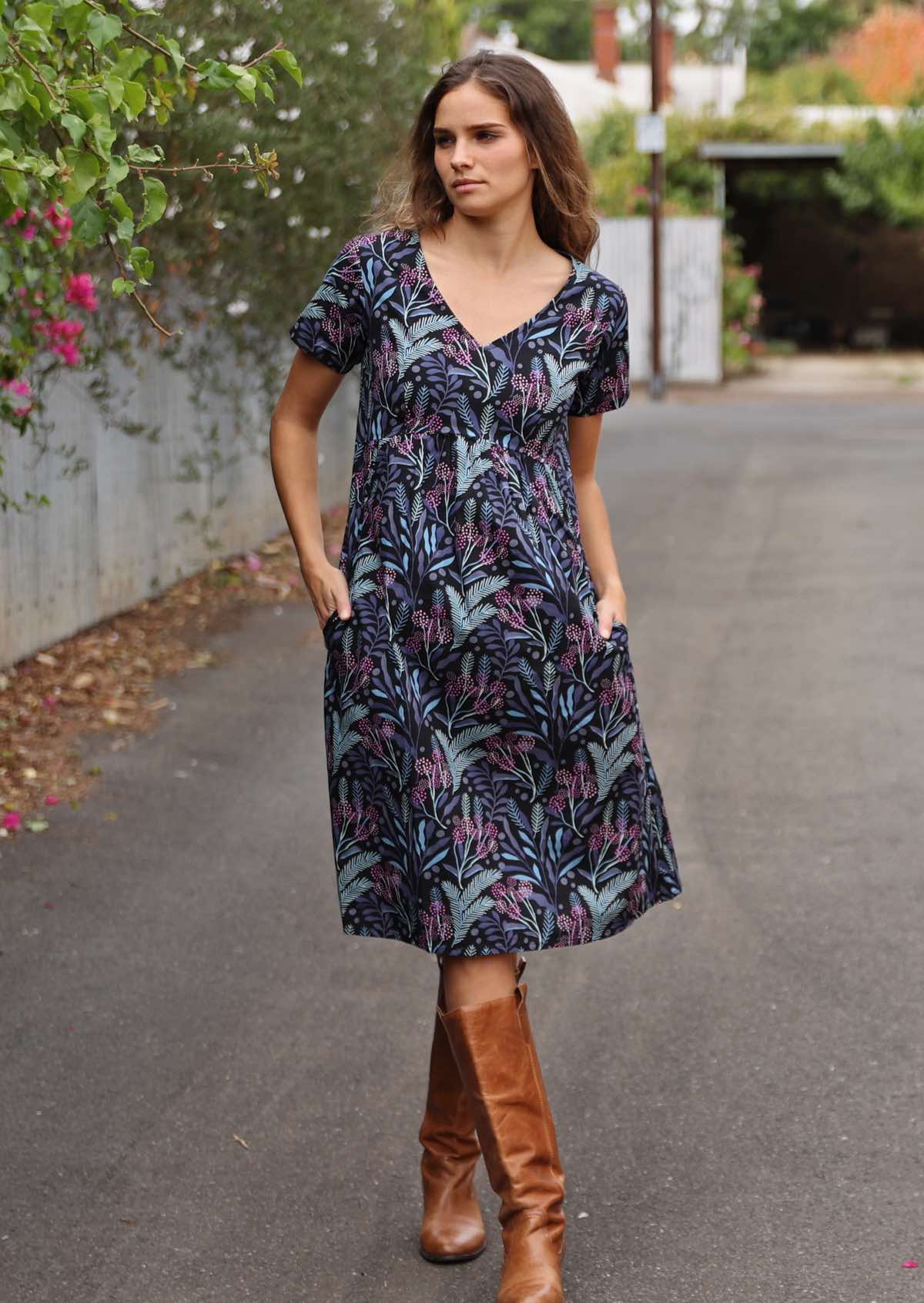 Etta Dress Obsidian - Ysert