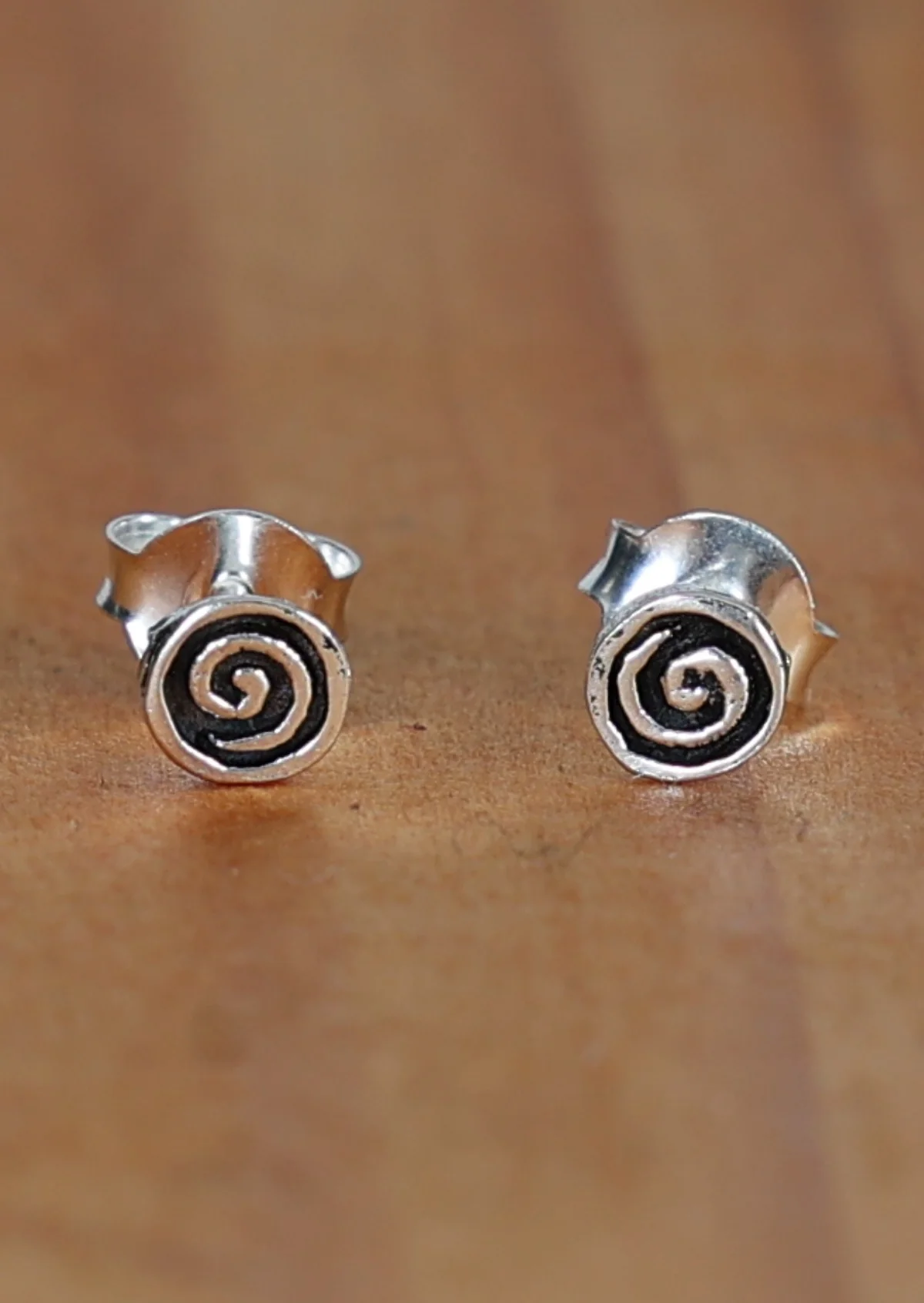 Swirls Silver Studs - Ysert