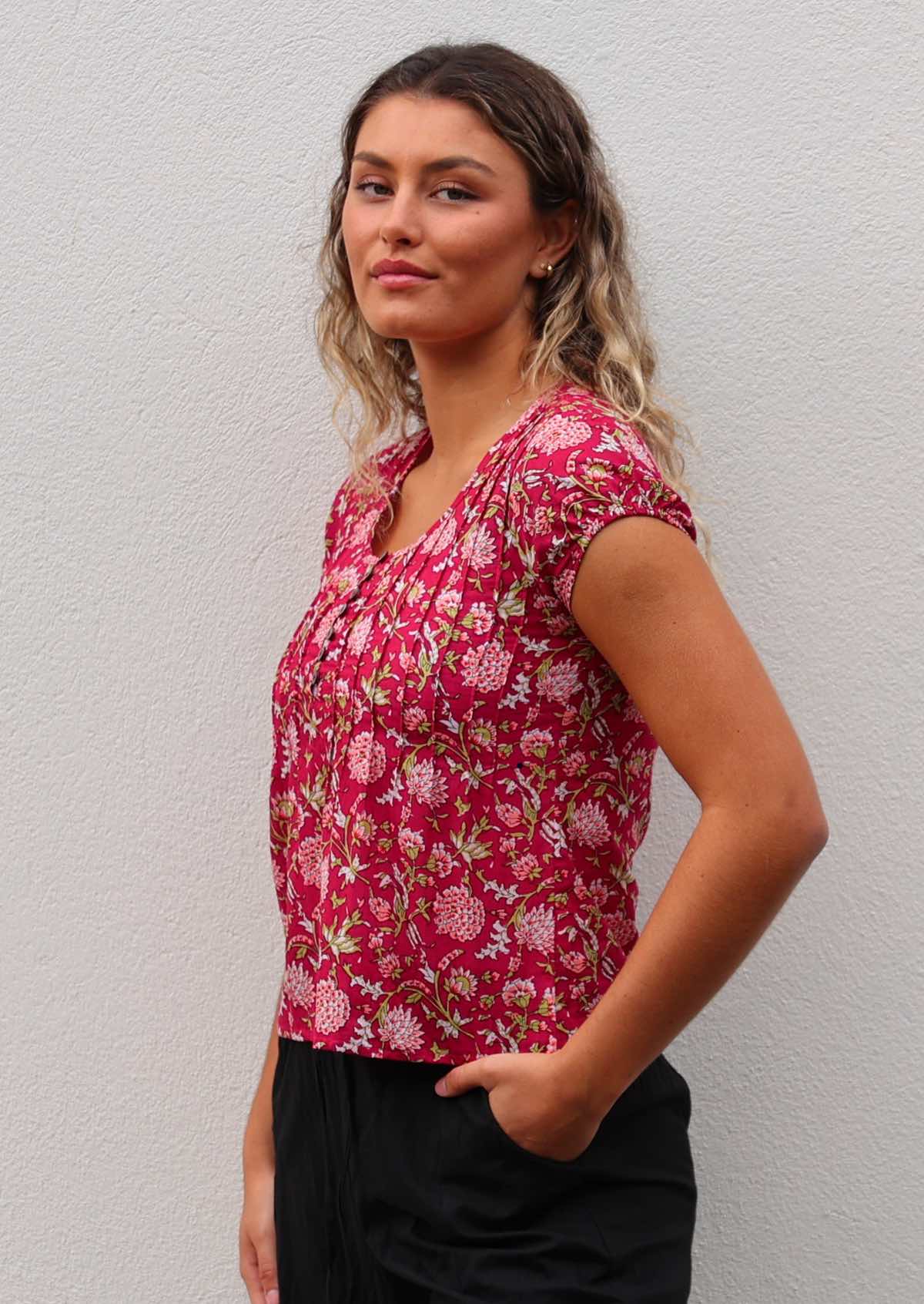 Yasmin Top Cranberry - Ysert