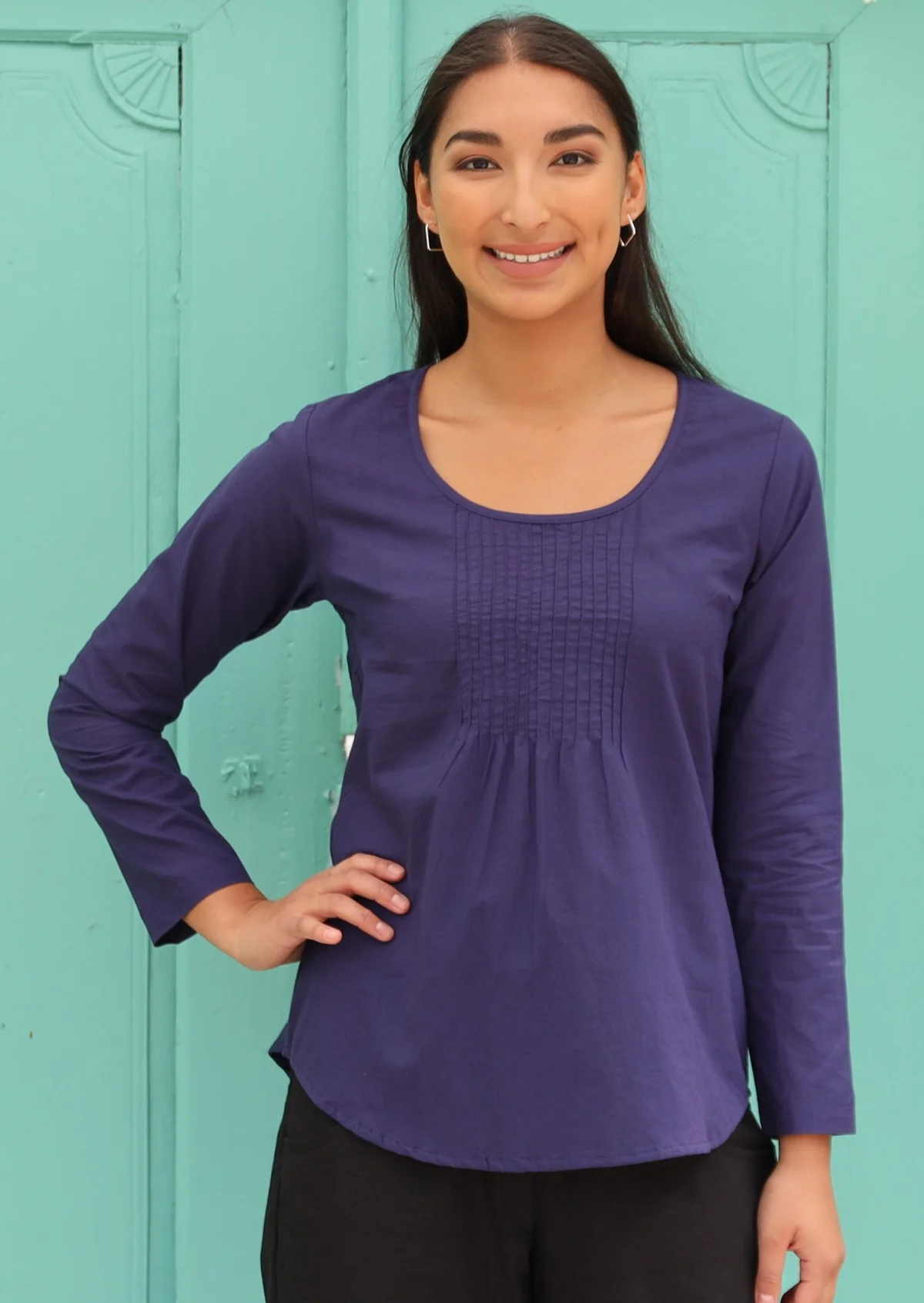 Tulsi Long Sleeve Top Rhodonite - Ysert