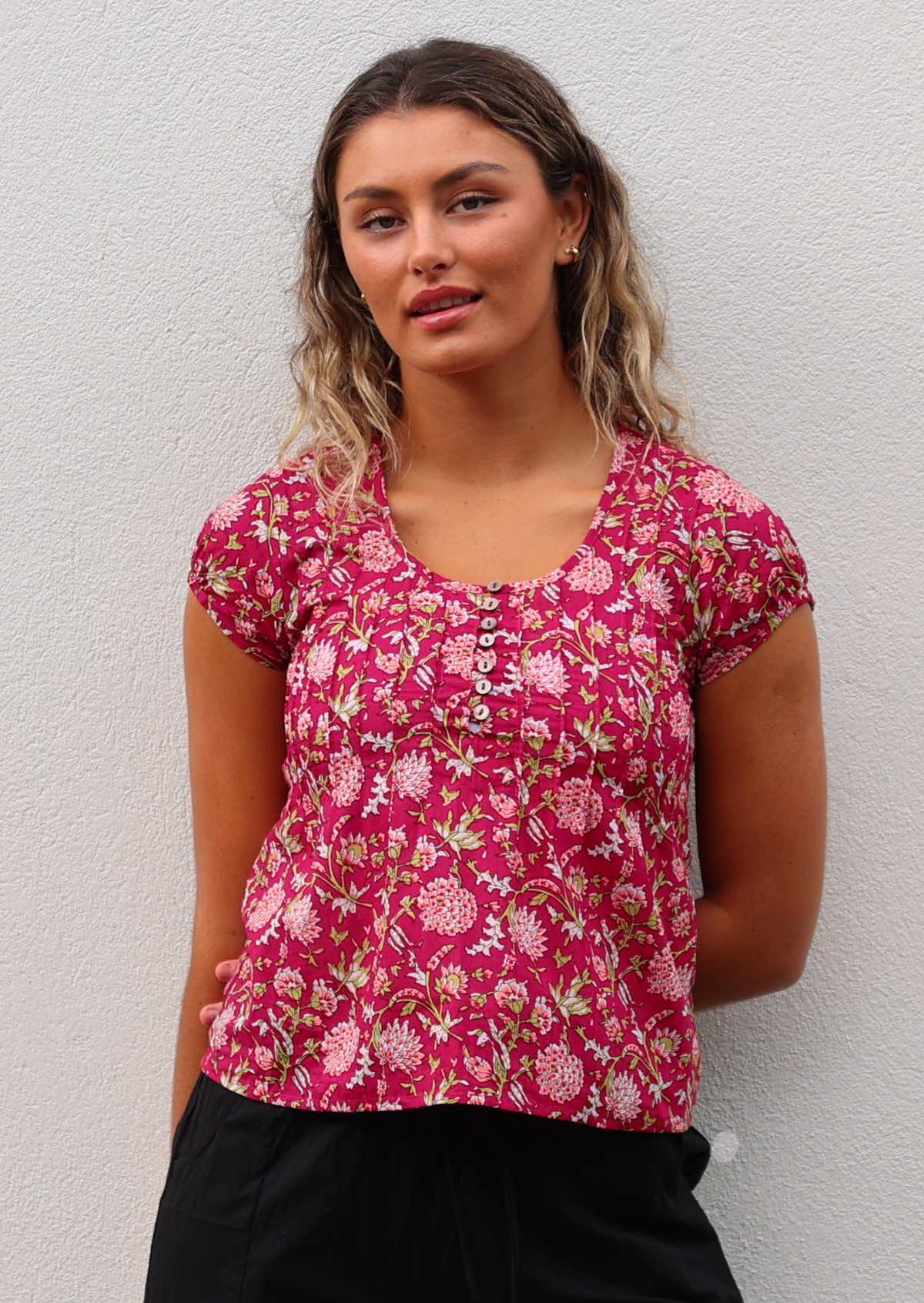 Yasmin Top Cranberry - Ysert
