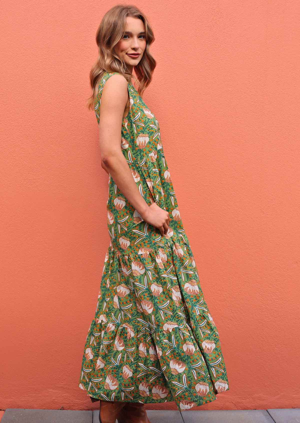 Boho Tiered Maxi Dress Keisha - Ysert