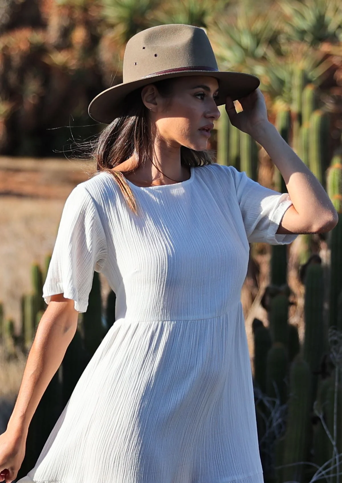 Claudia Dress Natural White - Ysert