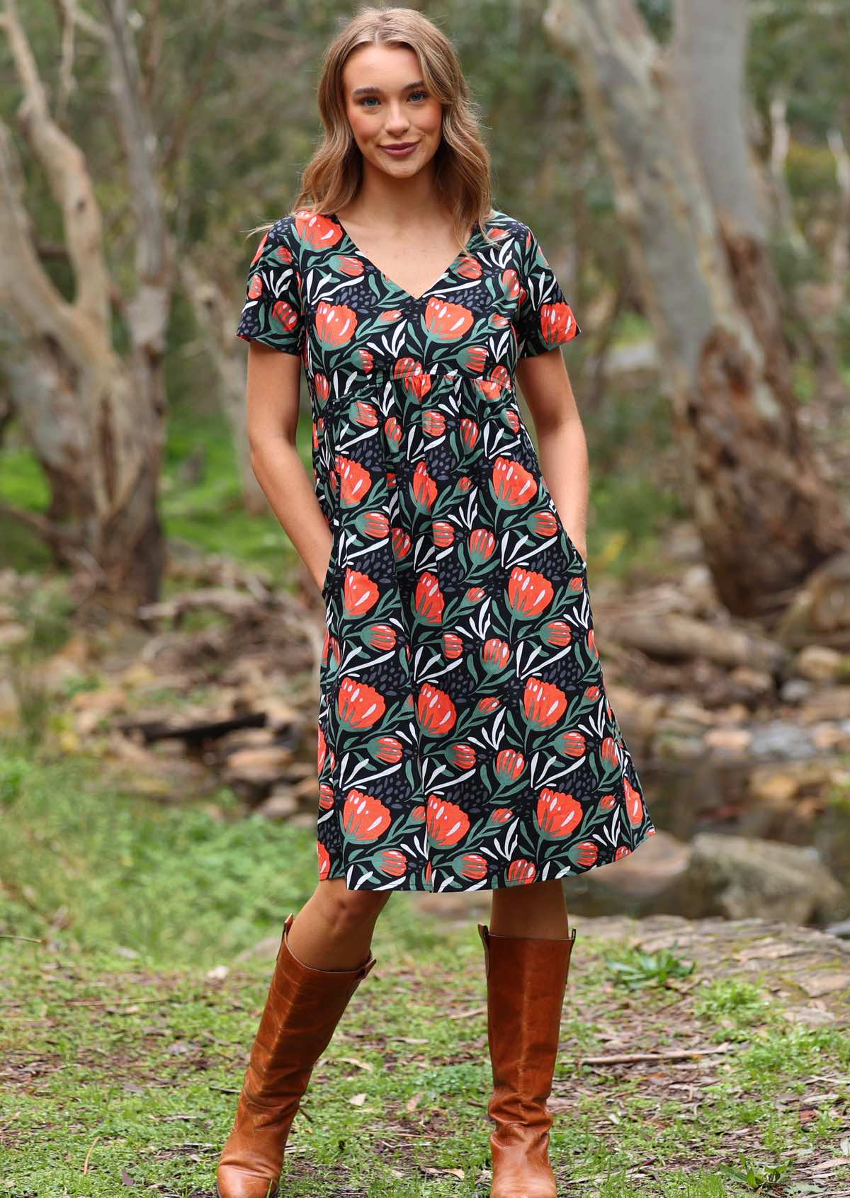 Etta Dress Botany - Ysert