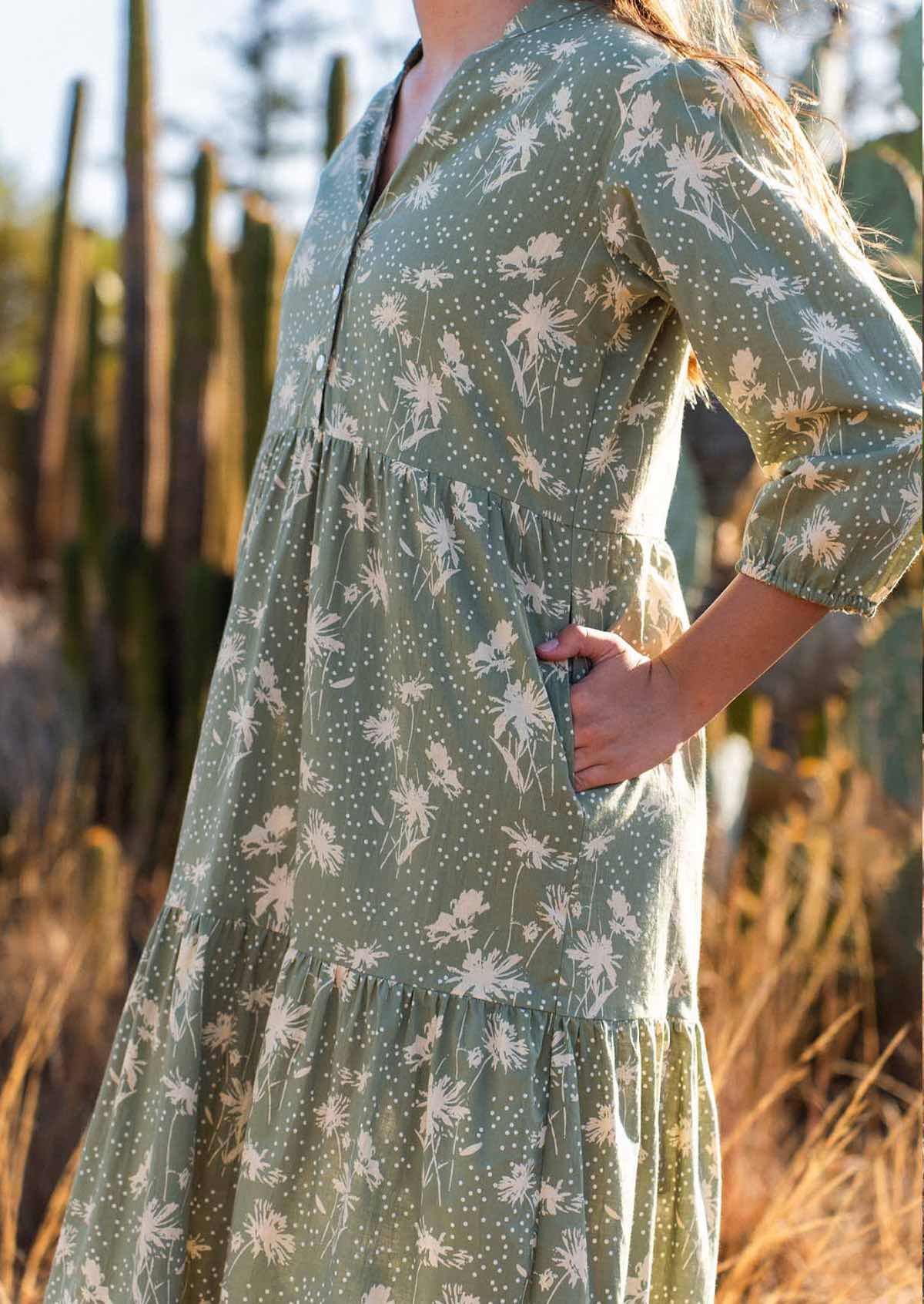Cascade Tiered Maxi Dress - Ysert