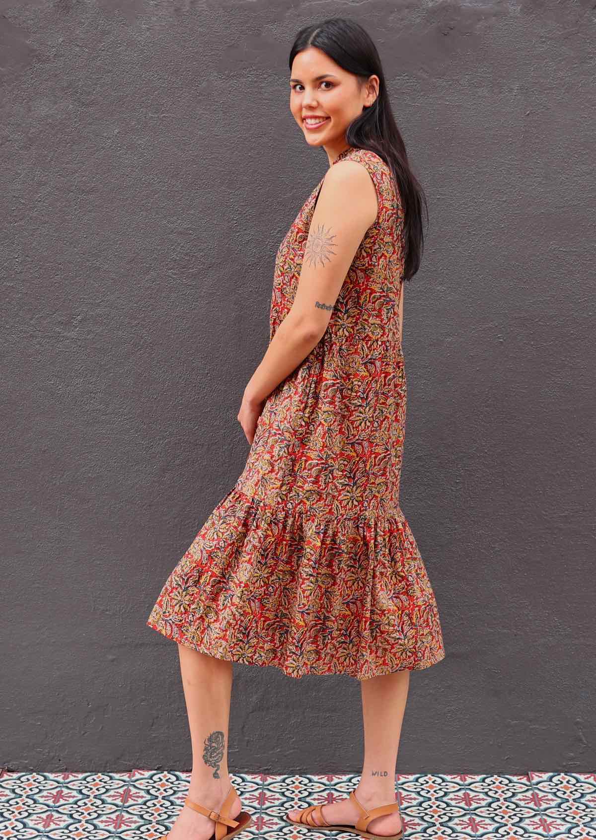 Ember Midi Dress Wild Spice - Ysert