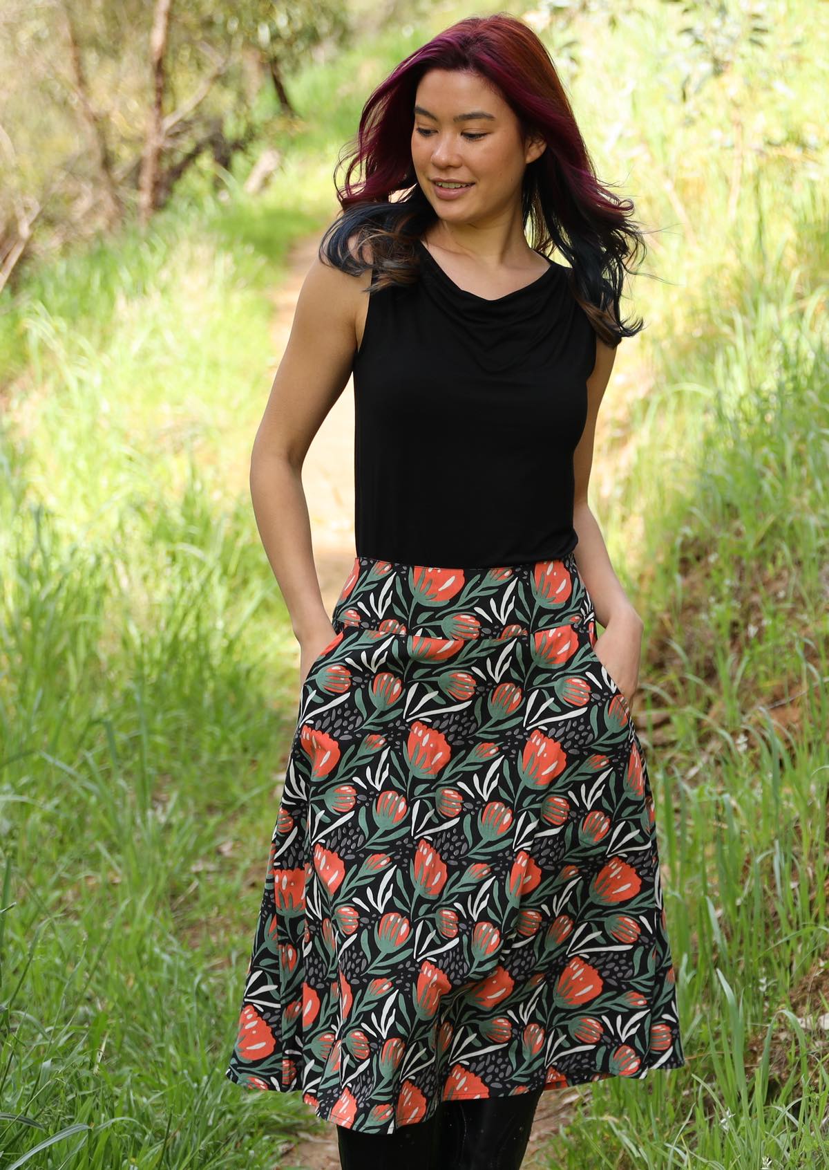Zarah Skirt Botany - Ysert