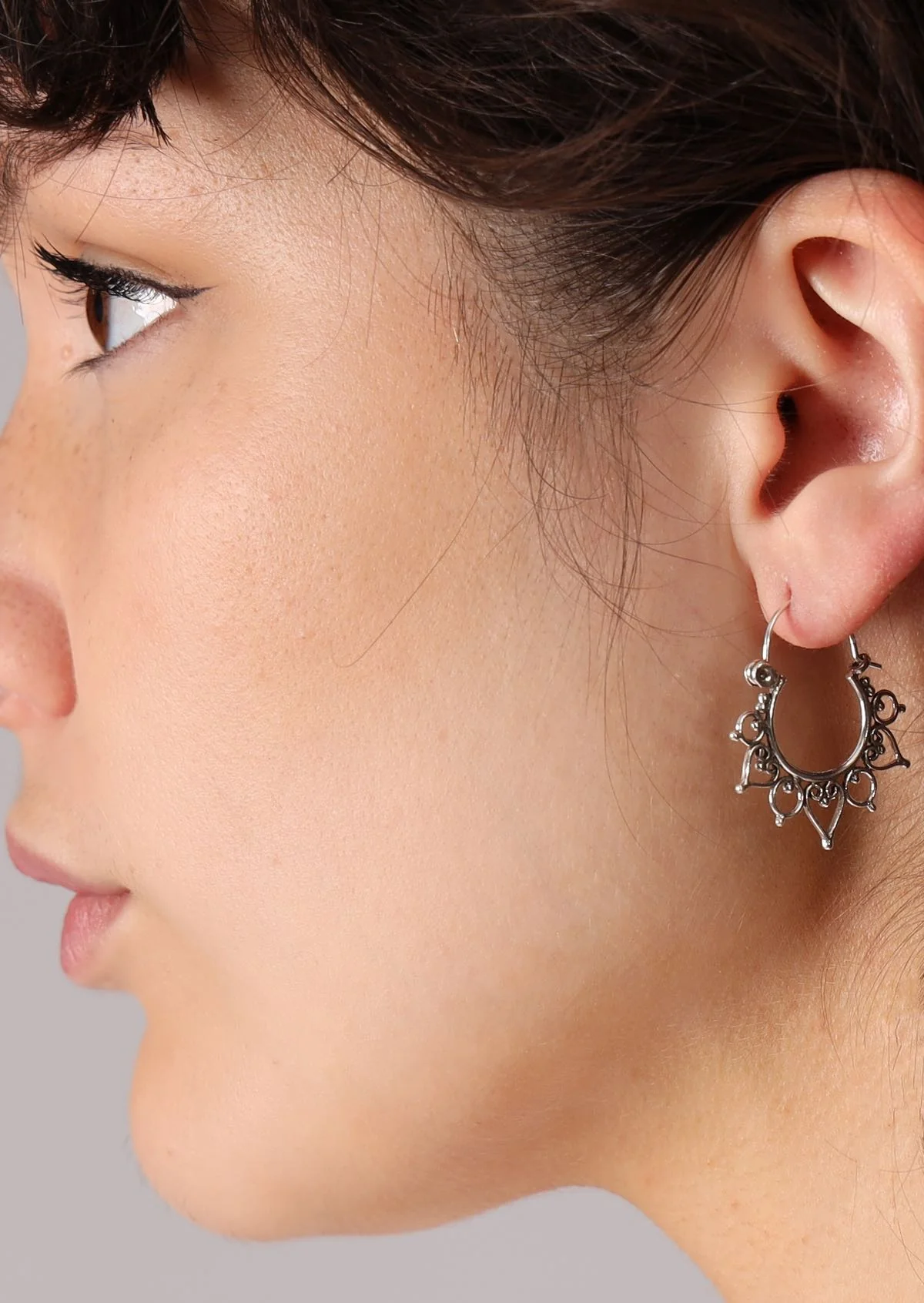 Flourishing Heart Silver Earrings - Ysert