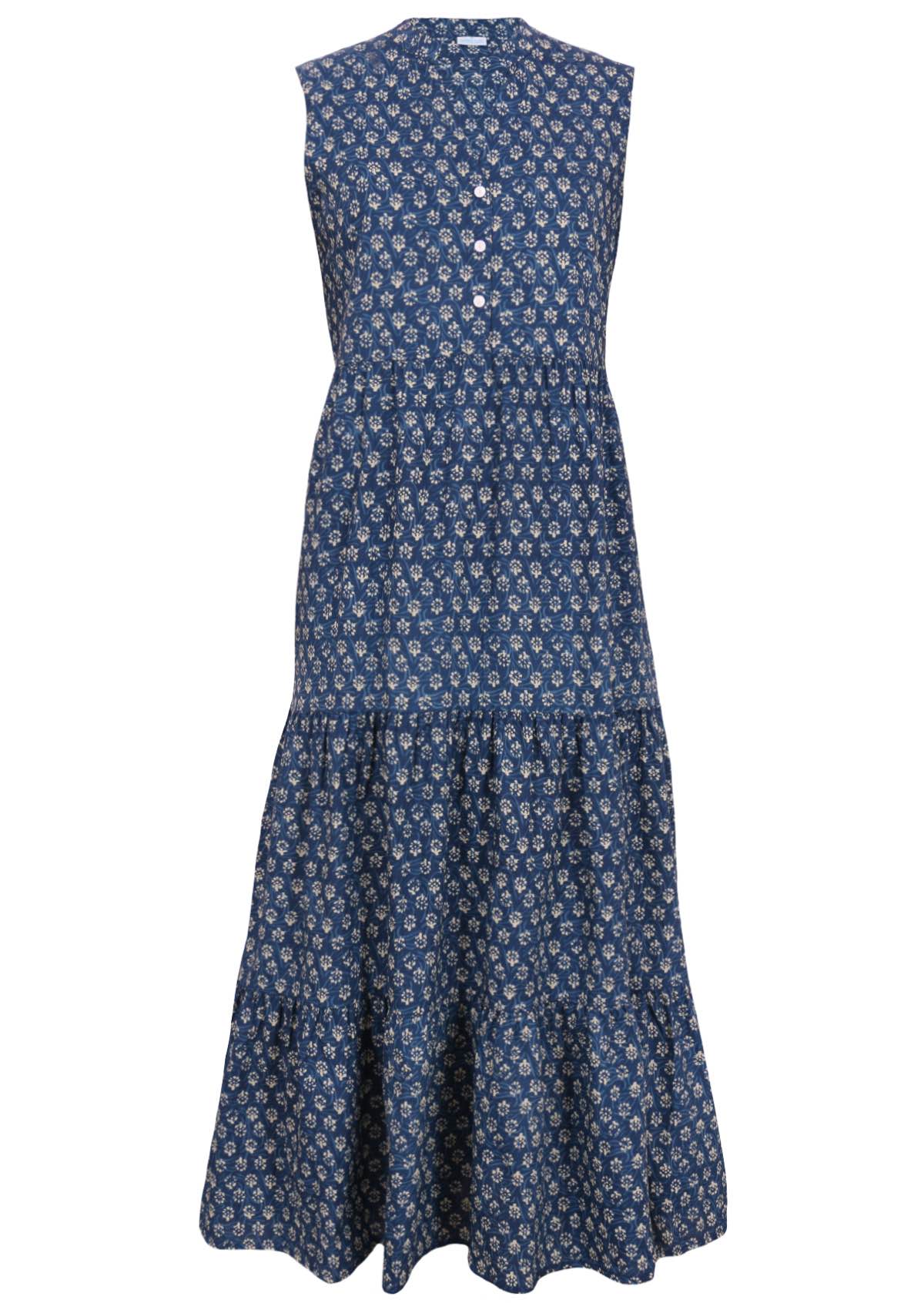 Boho Tiered Maxi Dress Bluebell - Ysert
