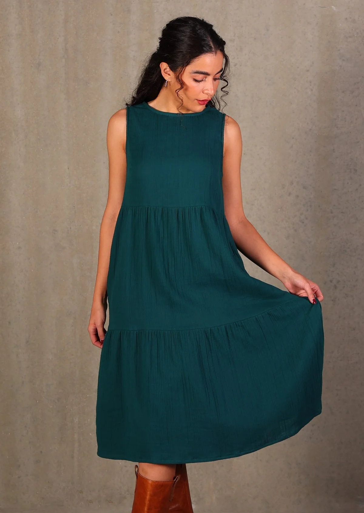 Tully Dress Deep Teal - Ysert