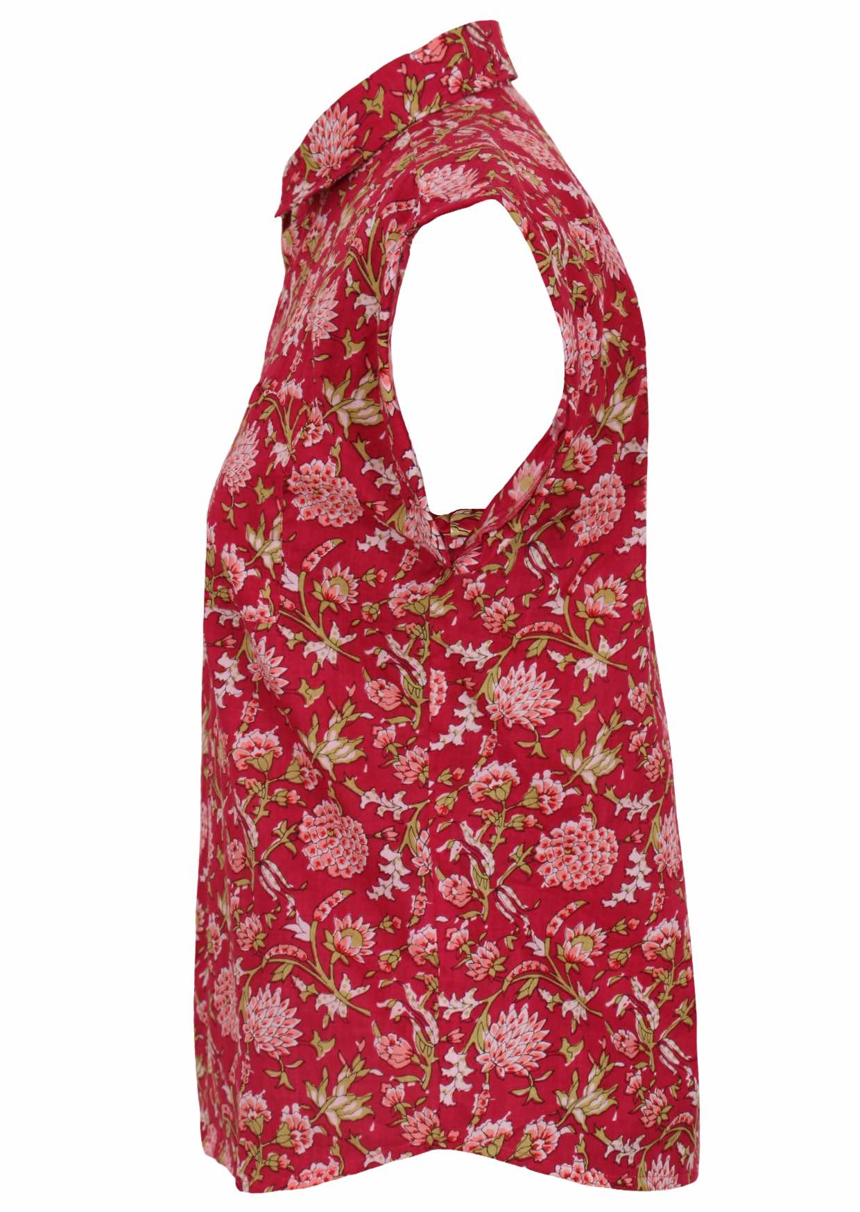Button Up Shirt Cranberry - Ysert