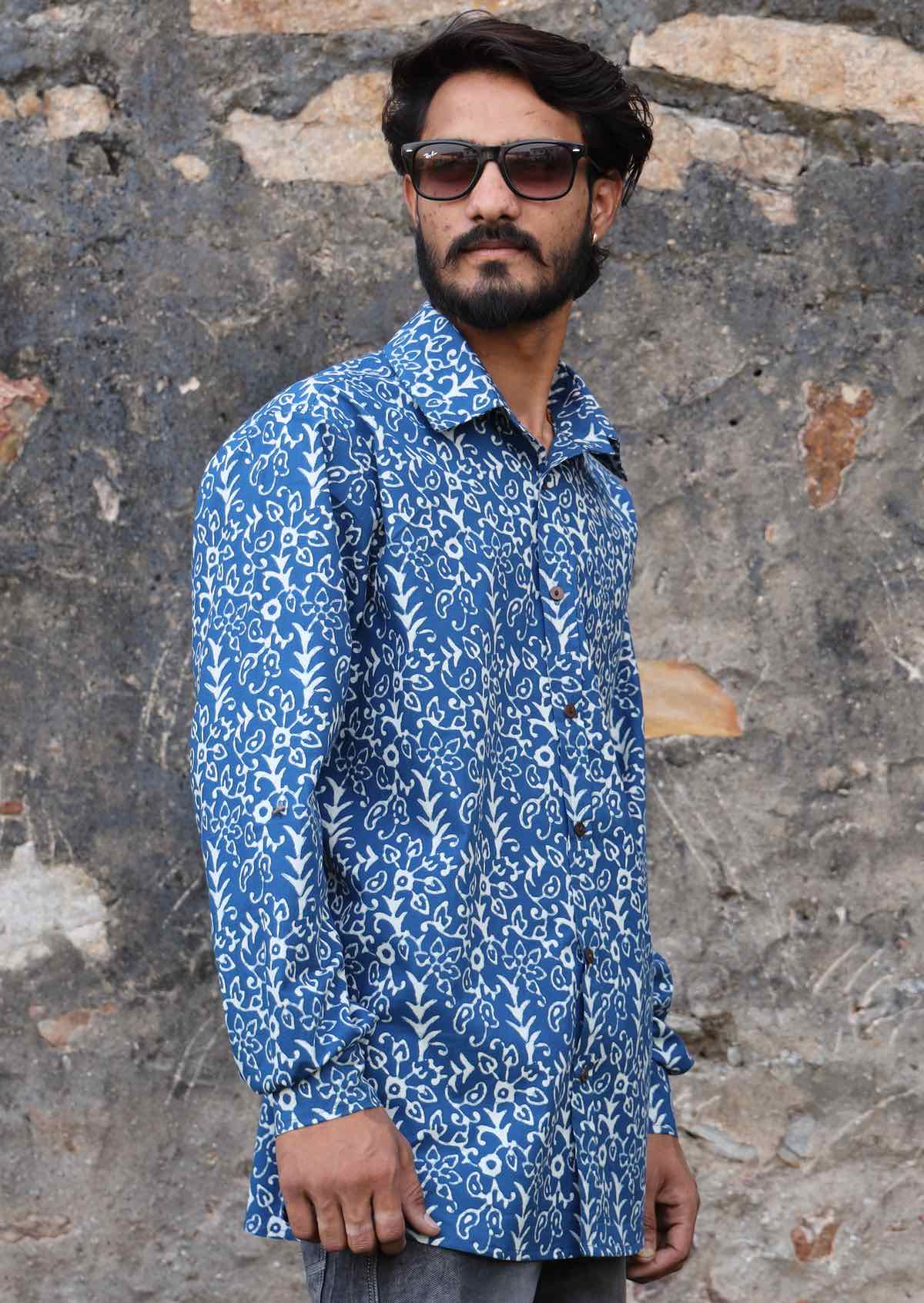 Long Sleeve Men's Shirt Nirvana - Ysert