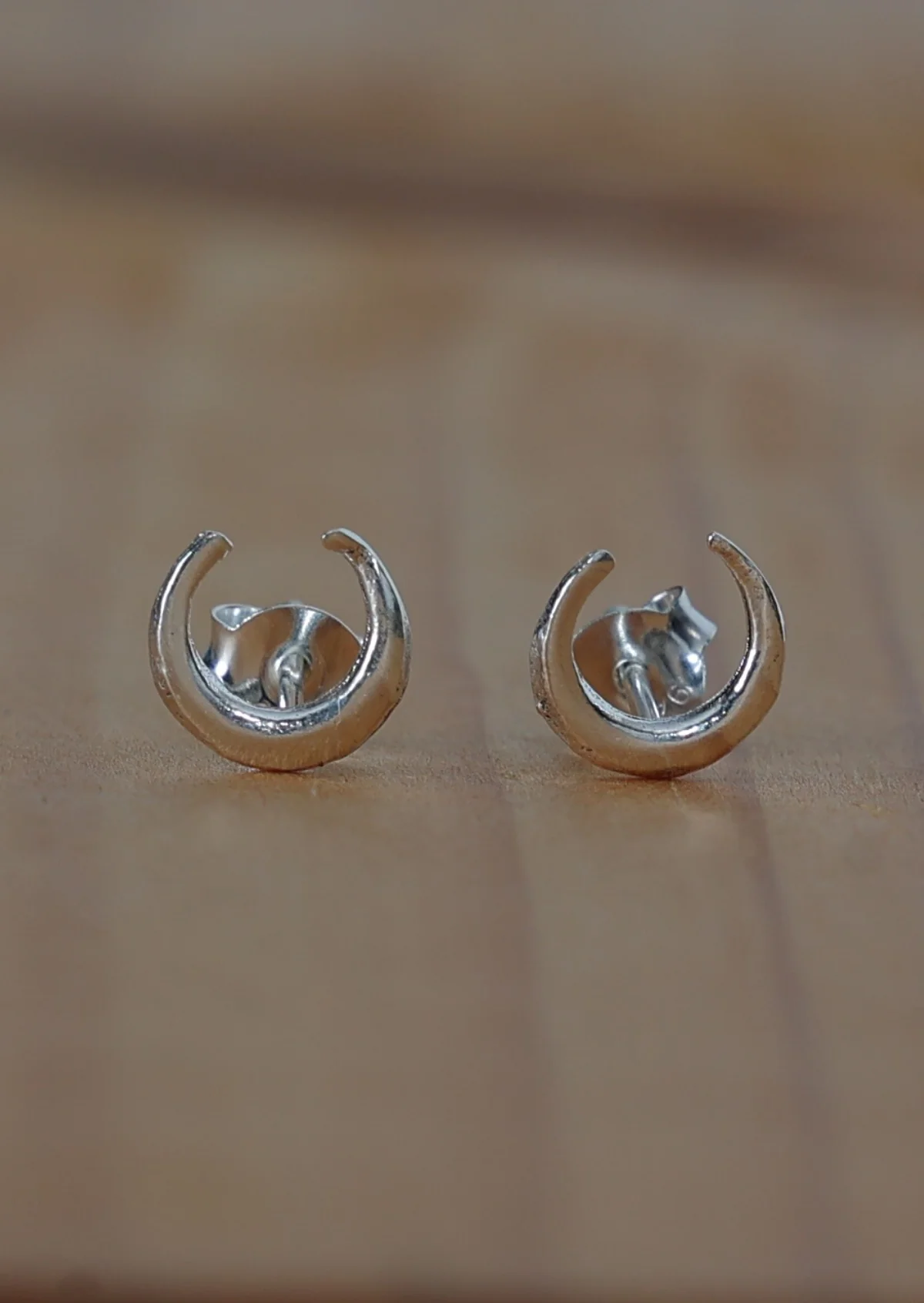 Luna Love Silver Studs - Ysert