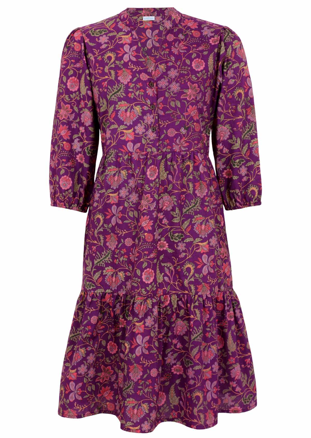 Tiered Midi Dress Amethyst - Ysert