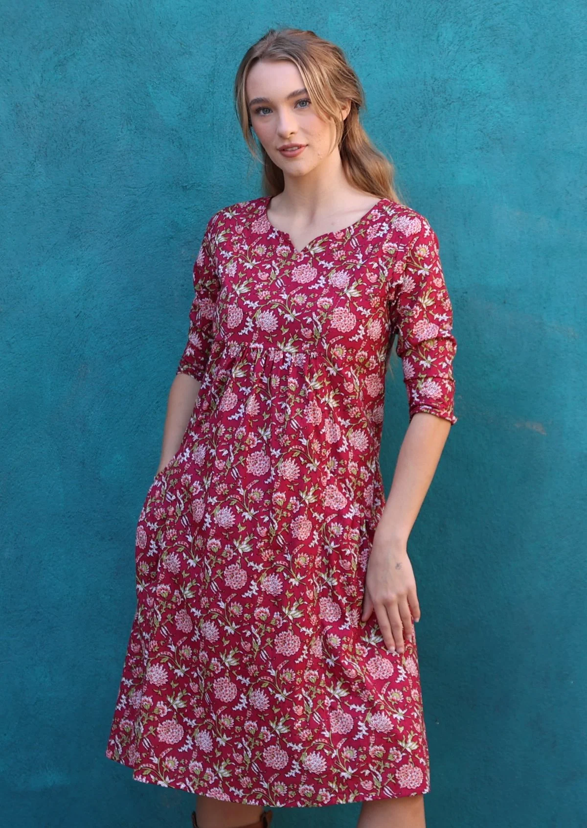Tilda Dress Cranberry - Ysert
