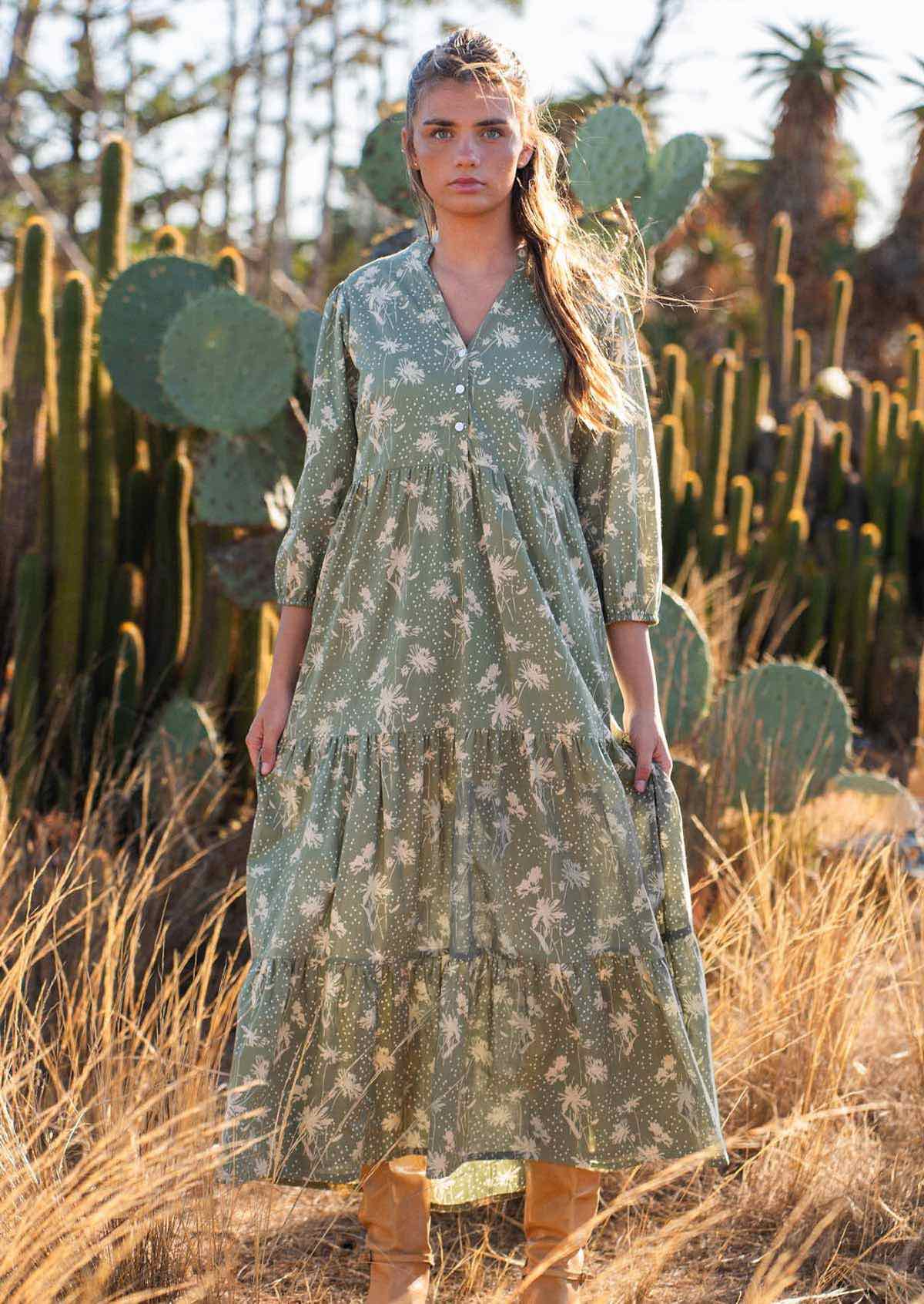 Cascade Tiered Maxi Dress - Ysert