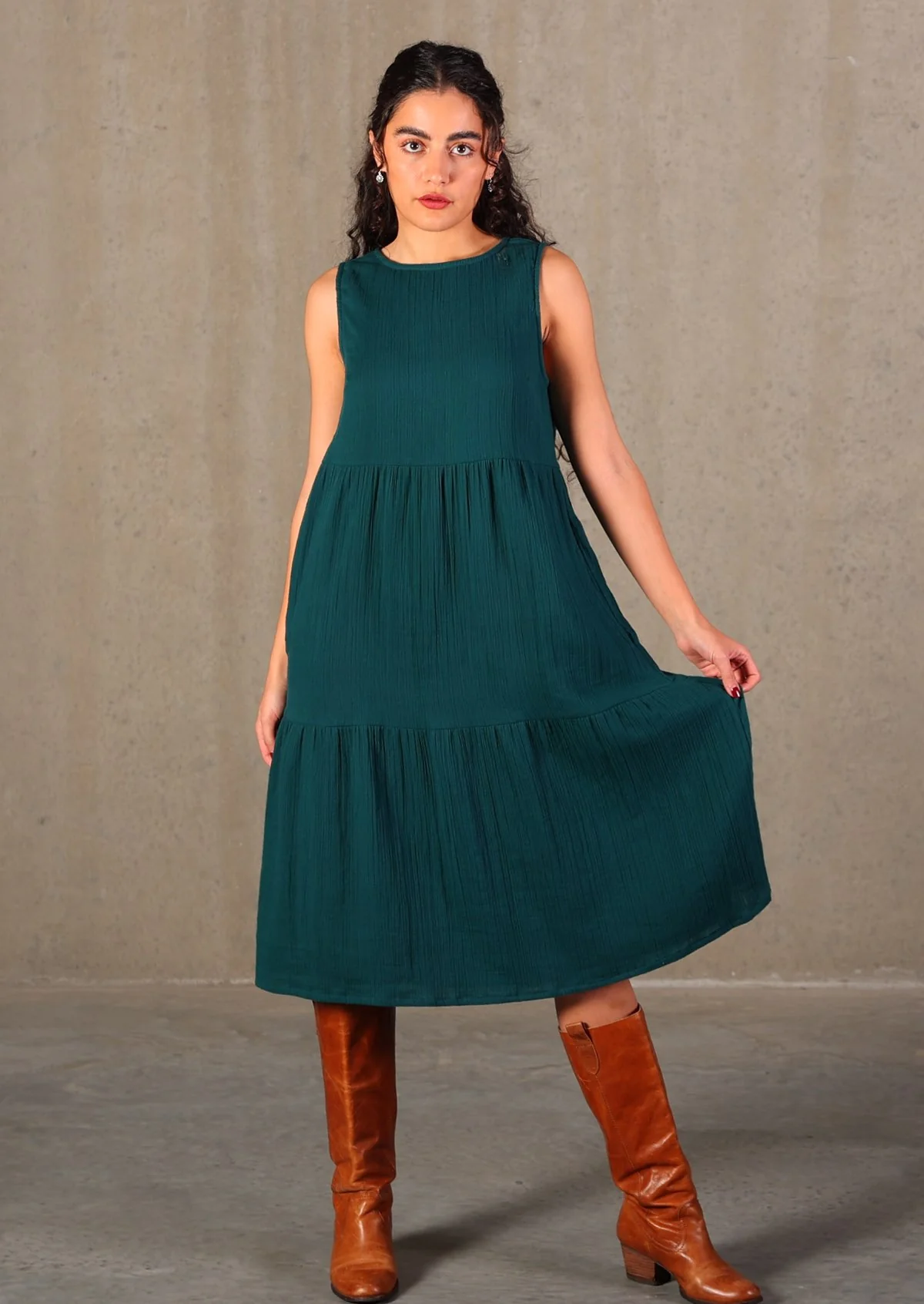 Tully Dress Deep Teal - Ysert