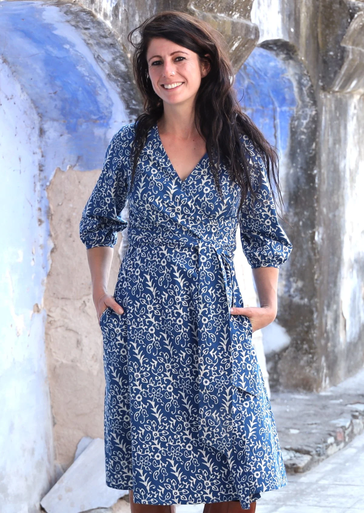 Ella Wrap Dress Nirvana - Ysert