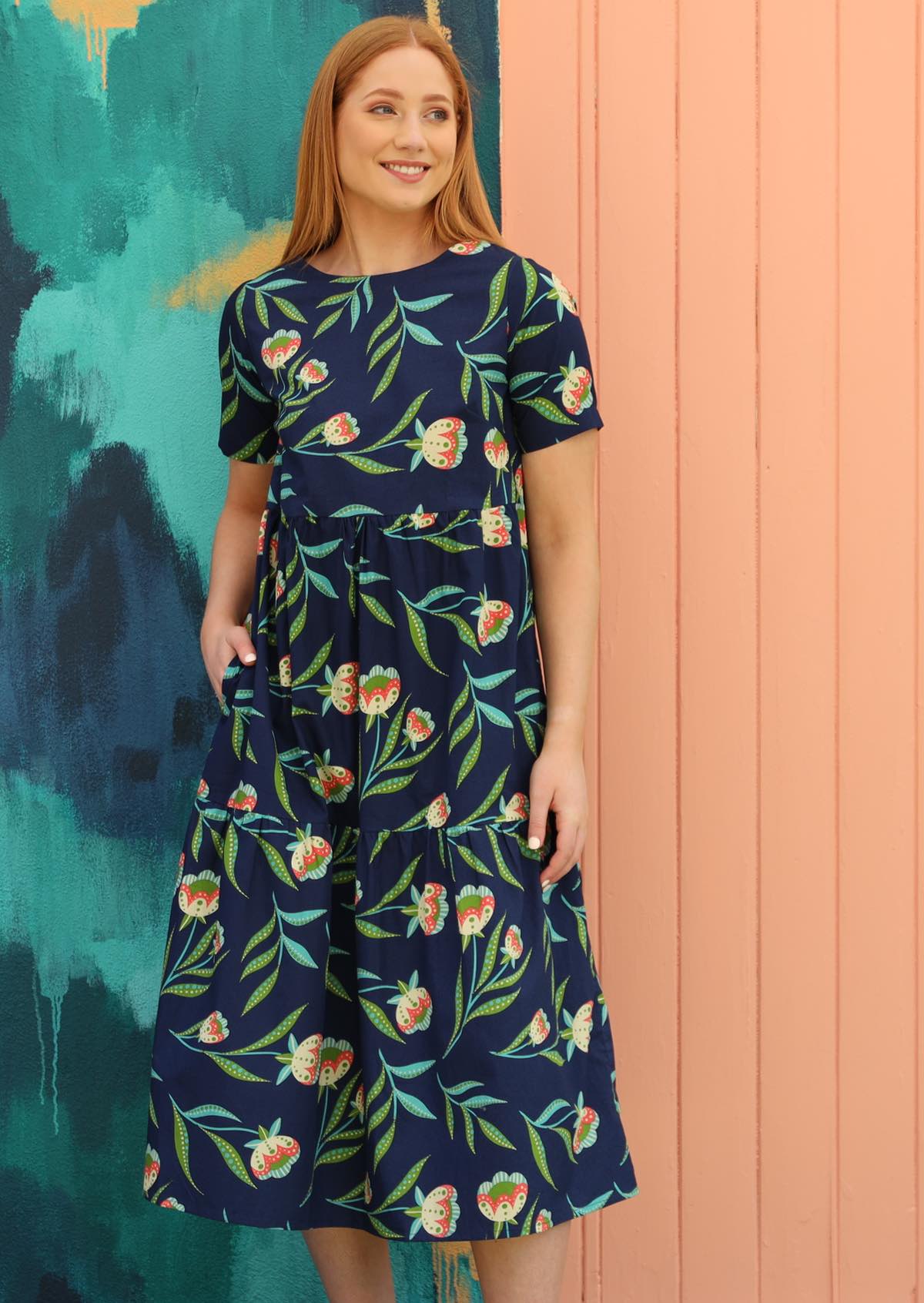 Claudia Dress Midnight Reverie - Ysert