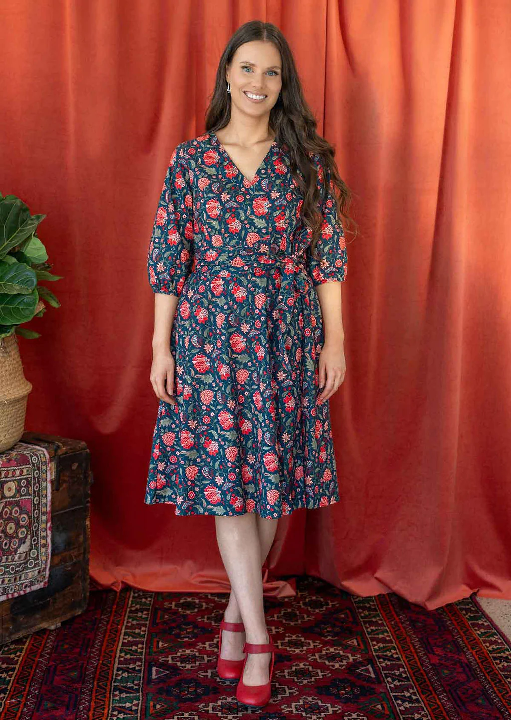Ella Wrap Dress Kaveri - Ysert