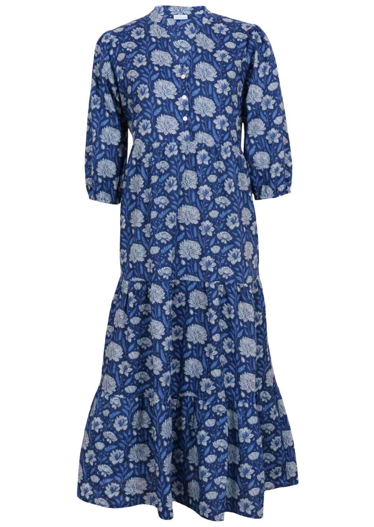 Blue Meadow Tiered Maxi Dress - Ysert