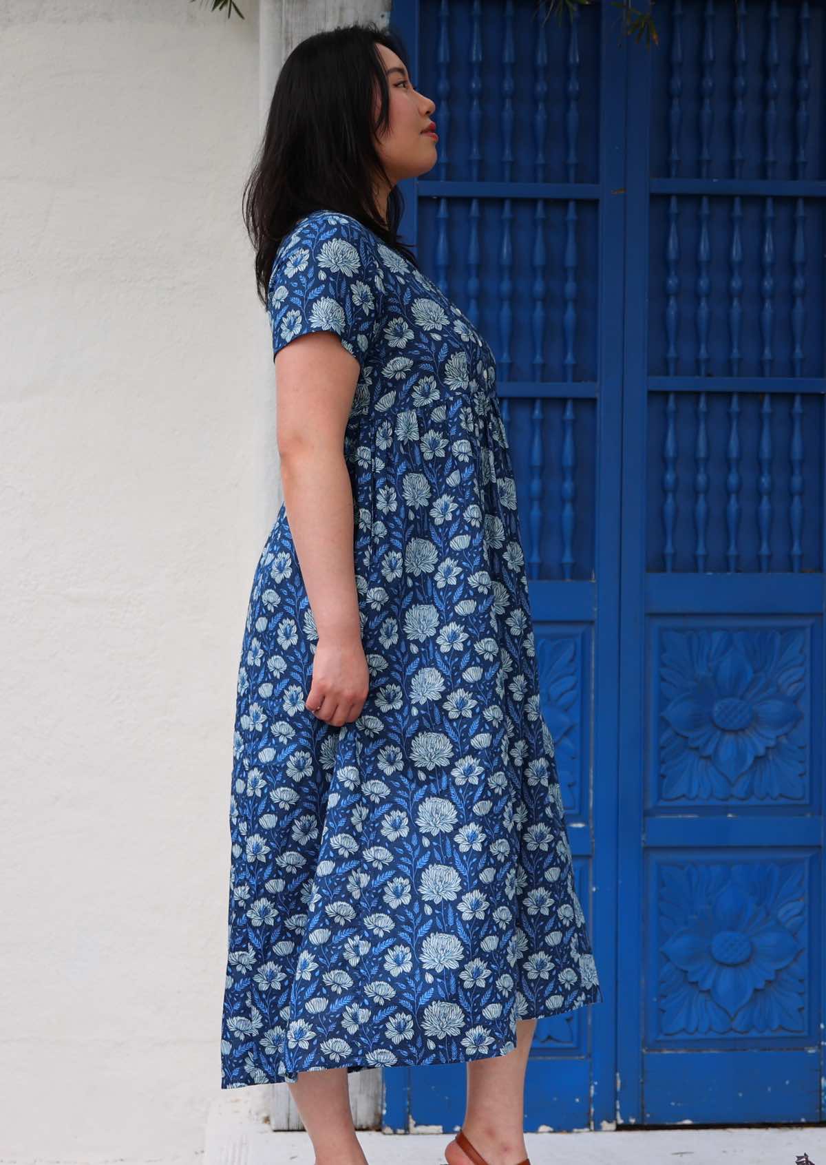 Promenade Dress Blue Meadow - Ysert