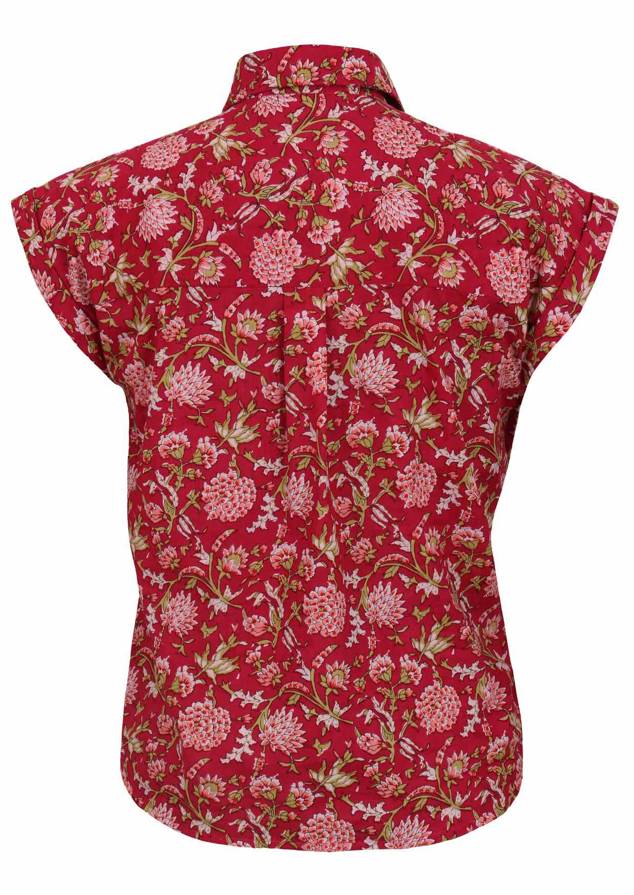 Button Up Shirt Cranberry - Ysert