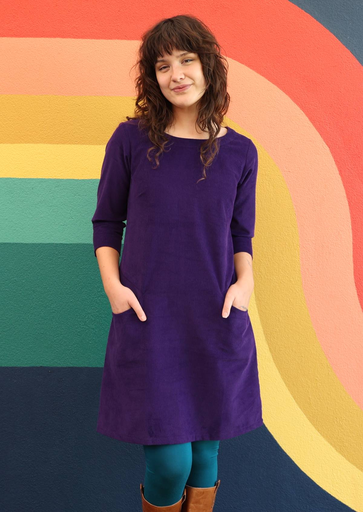 Jamie Corduroy Dress Parachute Purple - Ysert