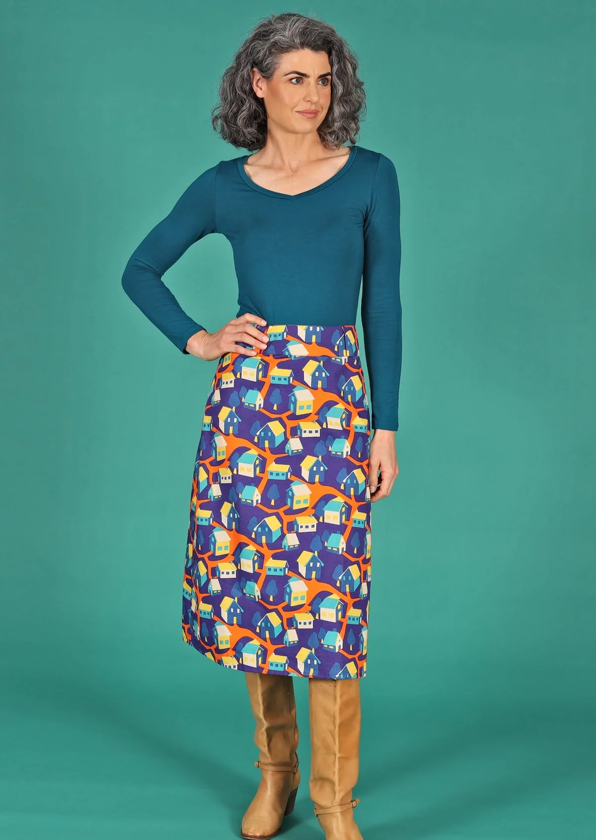 Belt Loop Skirt Around the Houses - Ysert