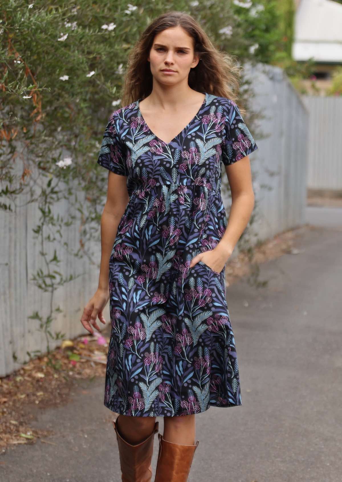 Etta Dress Obsidian - Ysert