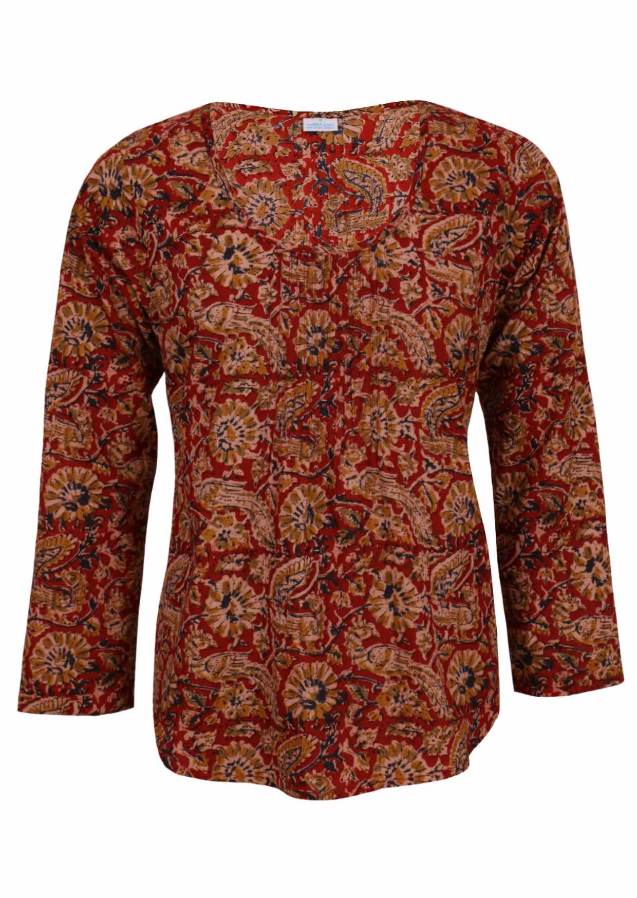 Tulsi Long Sleeve Top Mayur - Ysert