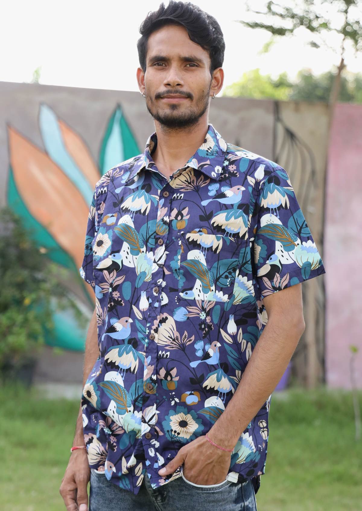 Men's Cotton Shirt Protea - Ysert