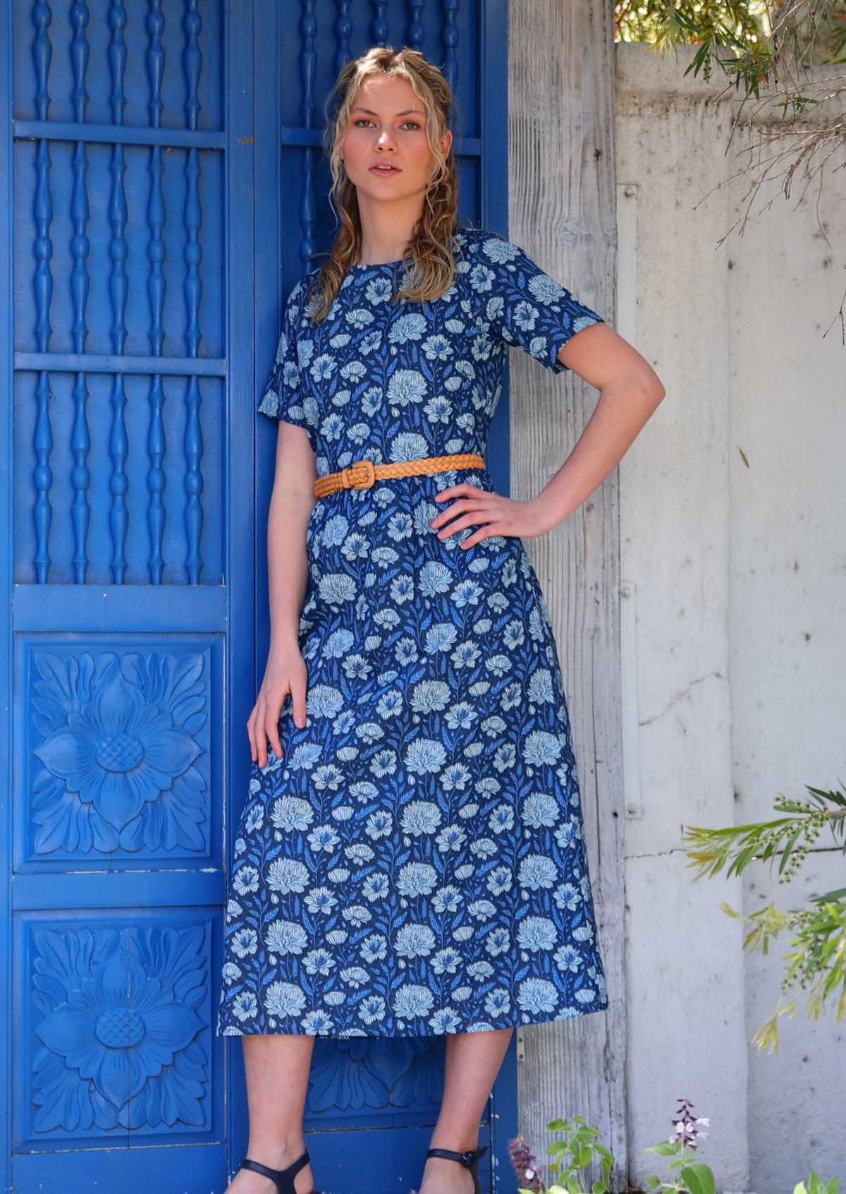 August Dress Blue Meadow - Ysert