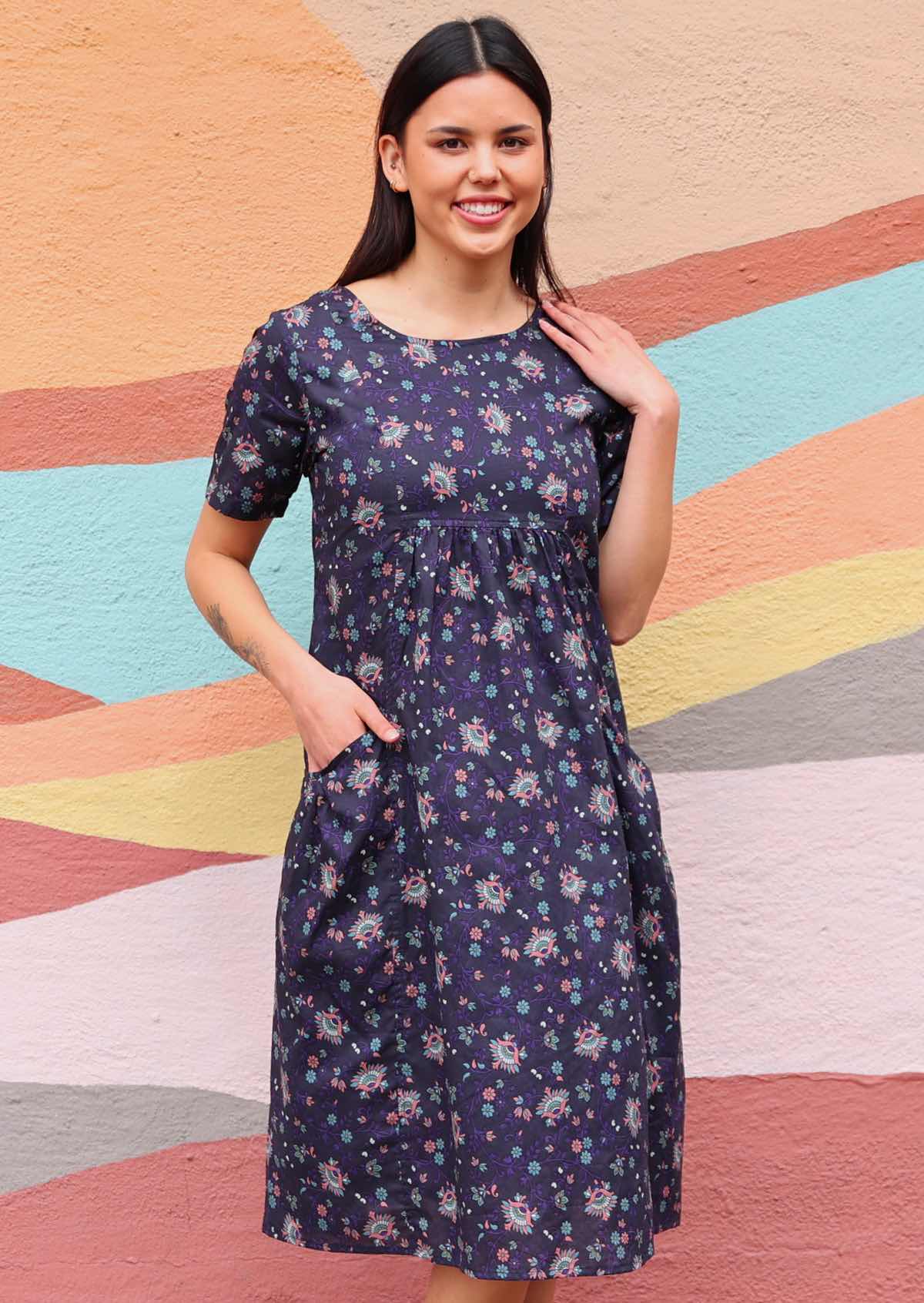 Frankie Dress Eventide - Ysert