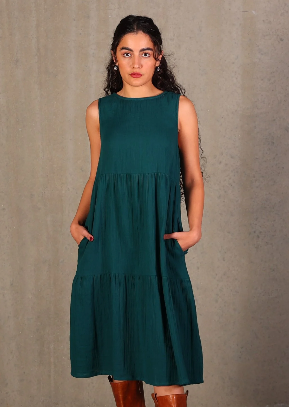 Tully Dress Deep Teal - Ysert