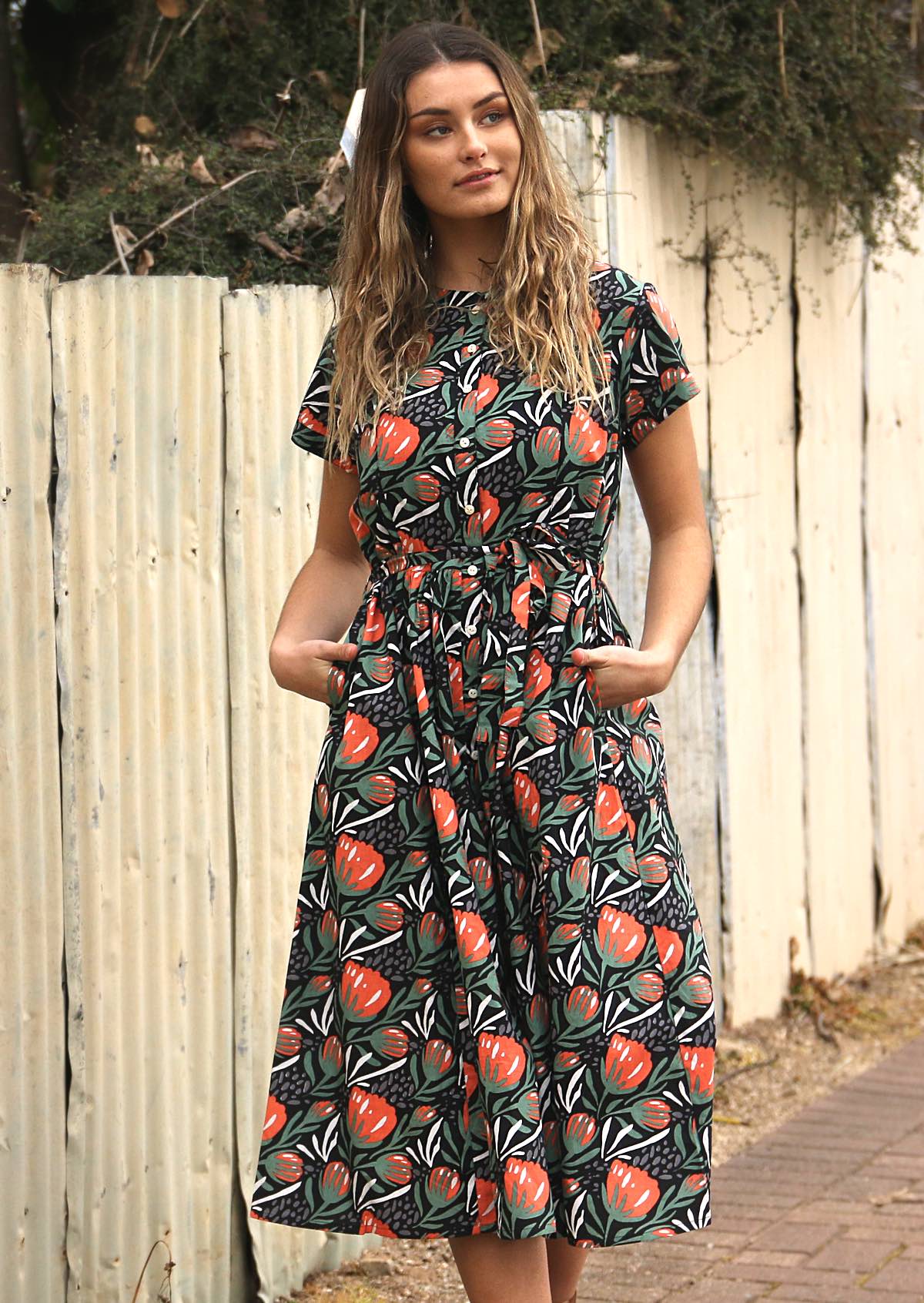 Vivien Dress Botany - Ysert