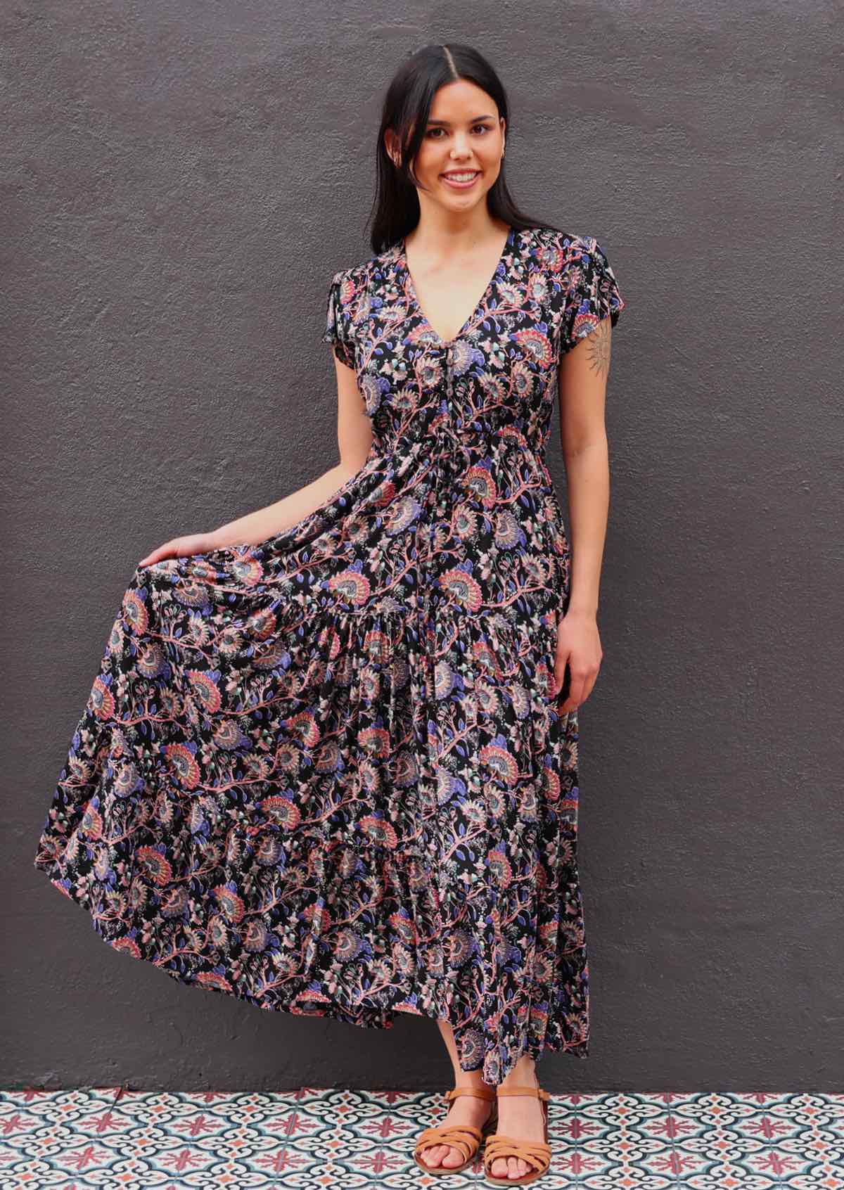 Acacia Maxi Dress Orchid - Ysert